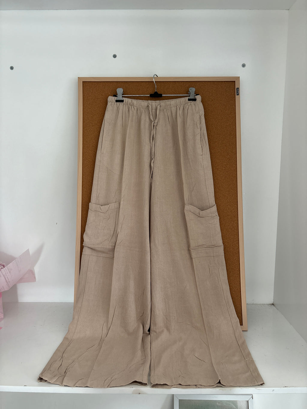 Warm beige linen