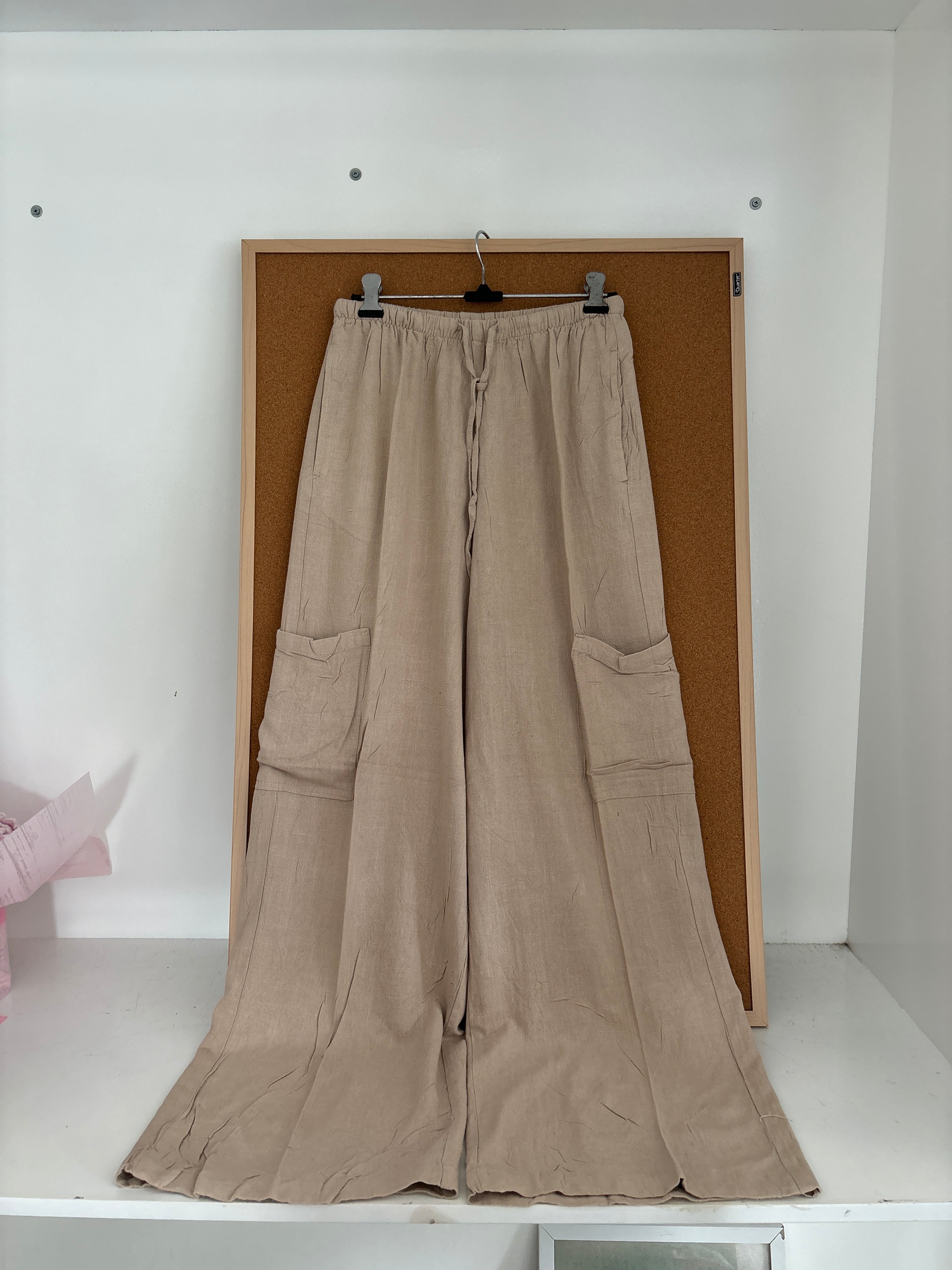 Warm beige linen