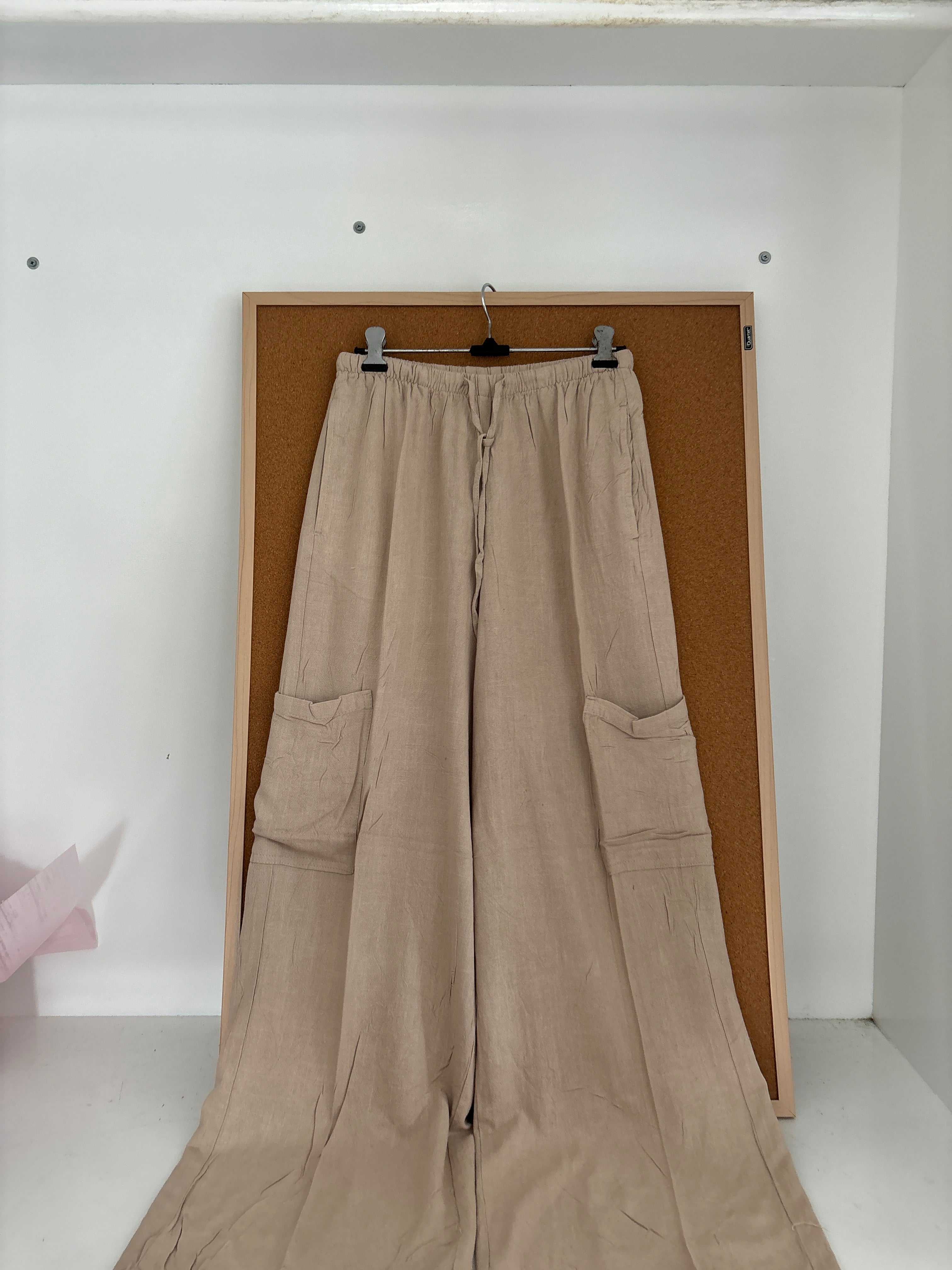 Warm beige linen