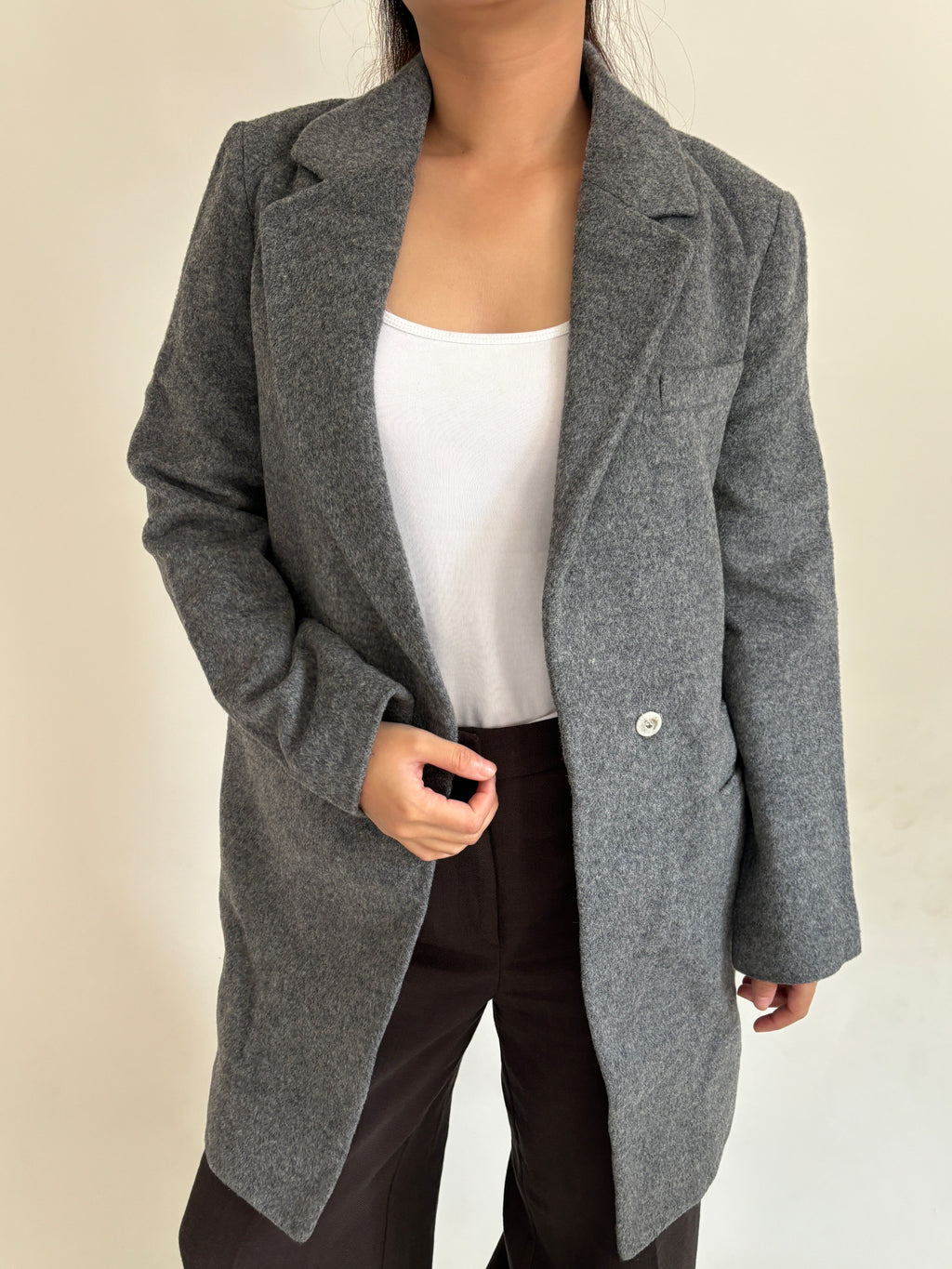 Grey coat