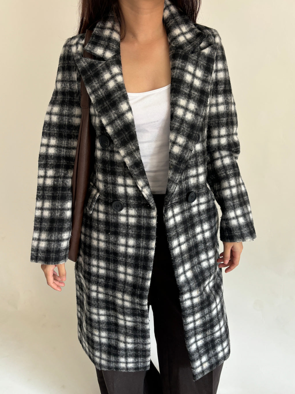 Checkered Long coat