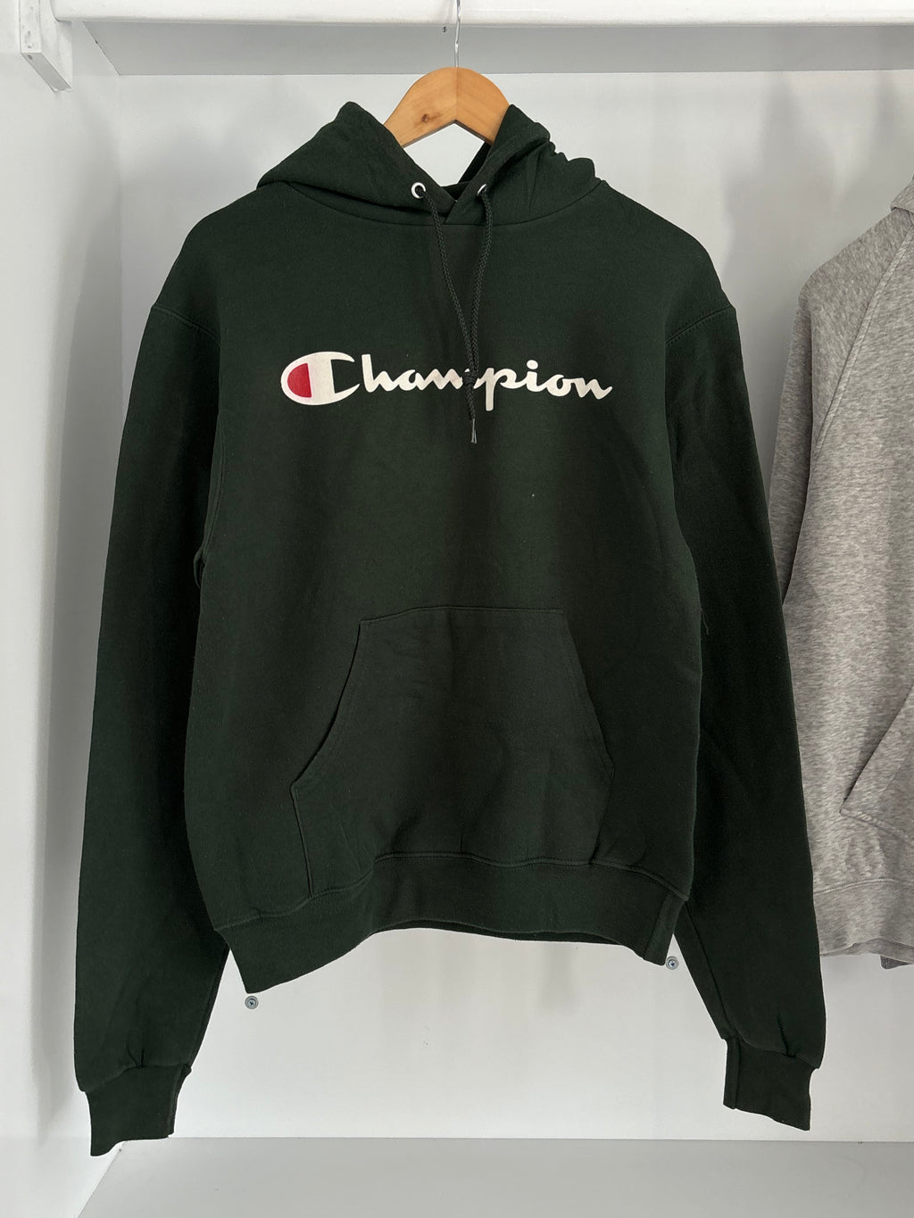 Champion hoodie.