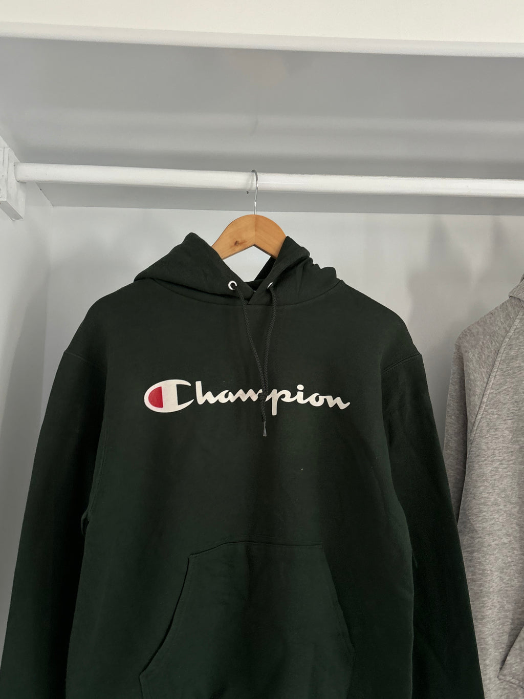 Champion hoodie.
