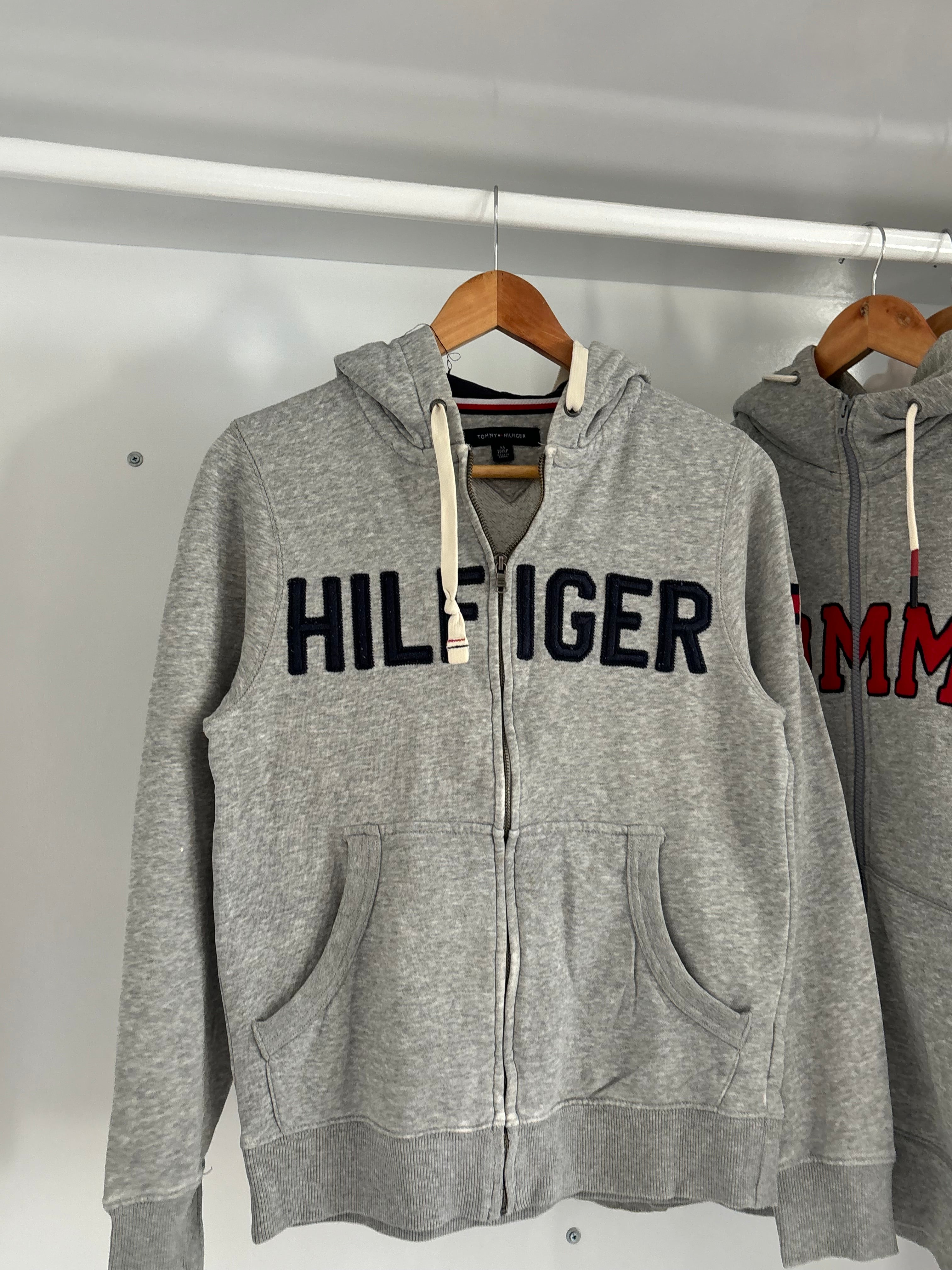 Tommy hilfigher zipper hoodie.