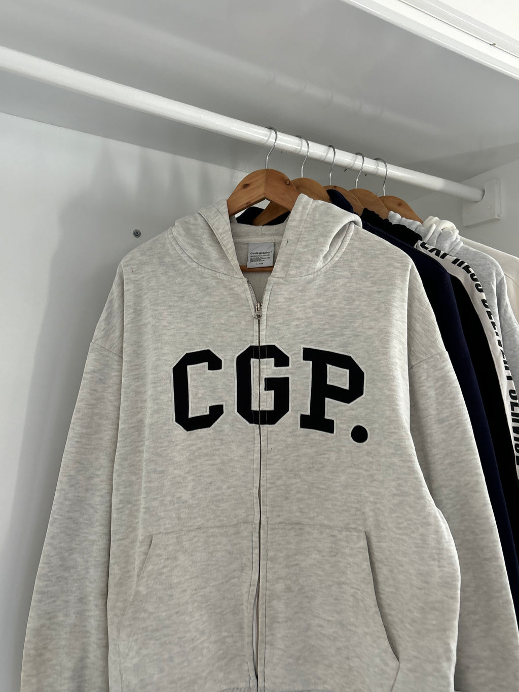 CGP Zipper hoodie.
