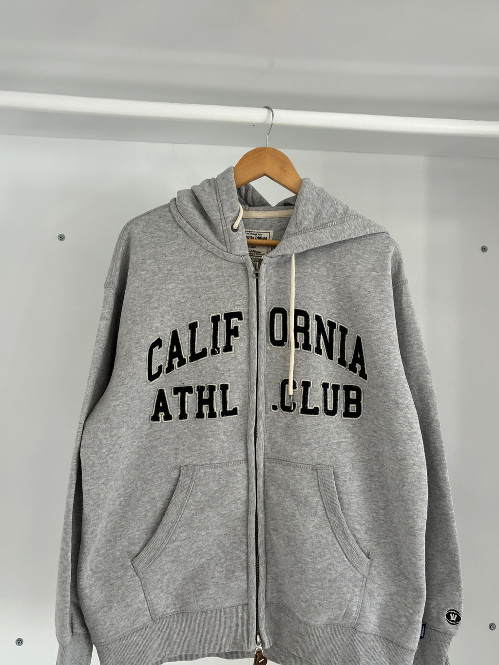 California zipper hoodie.