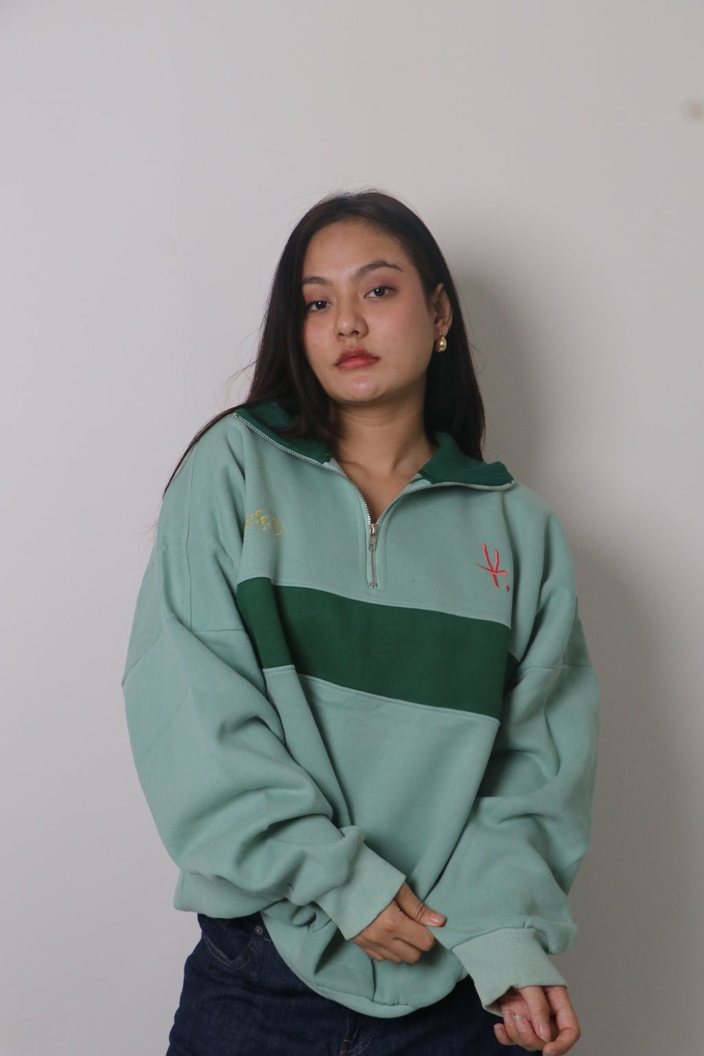 Half zipper Sweatshirt