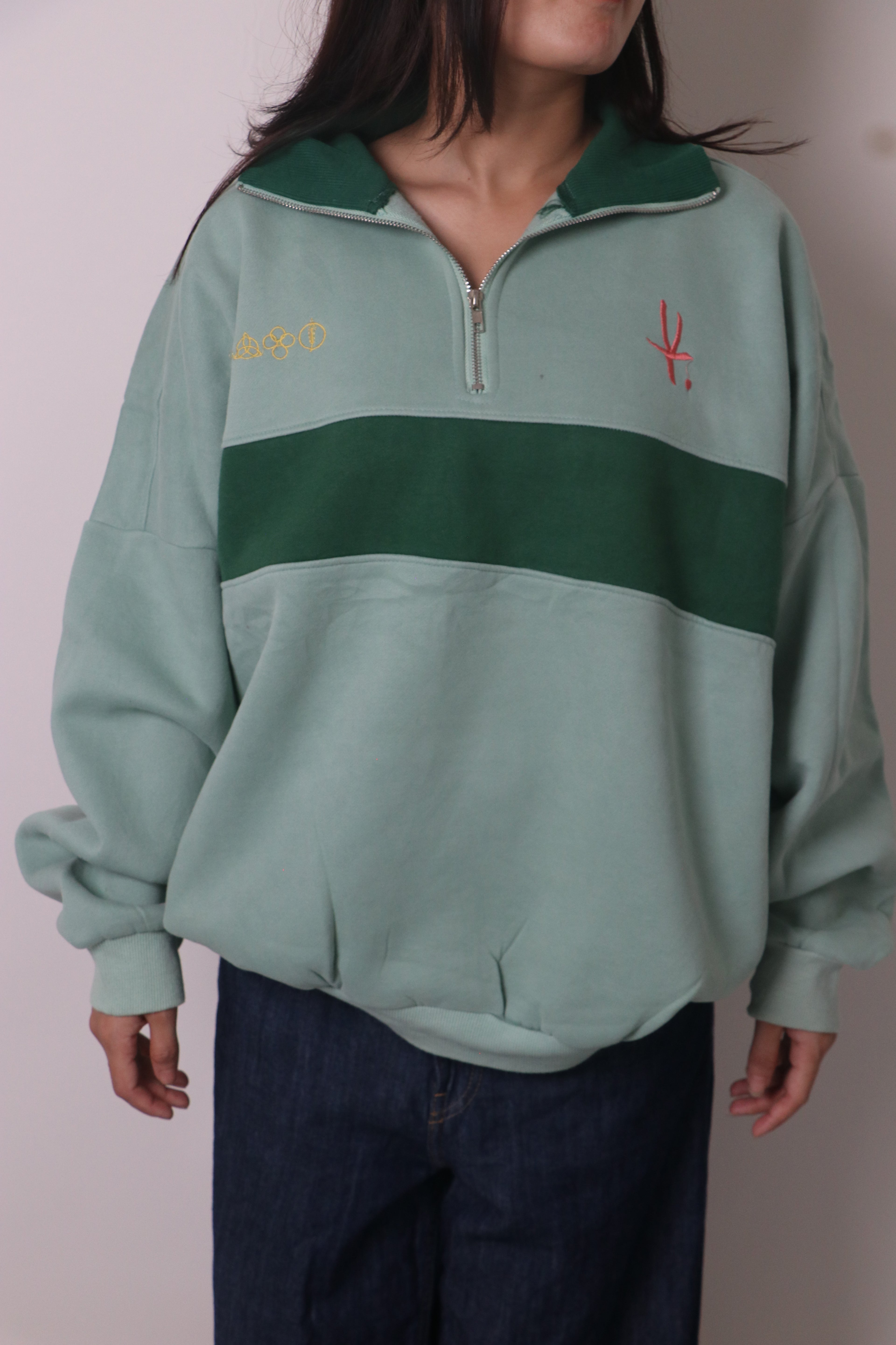 Half zipper Sweatshirt