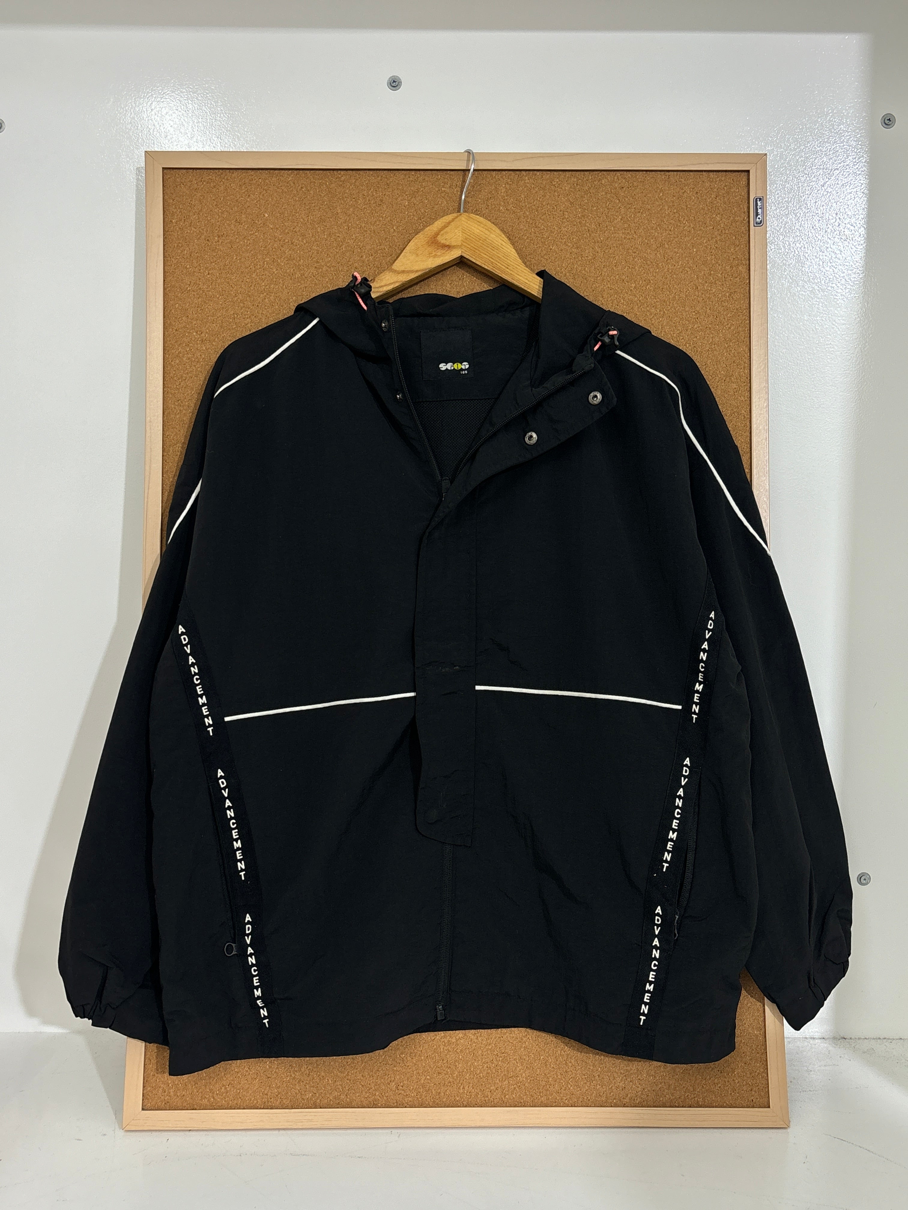 Black water resistant jacket