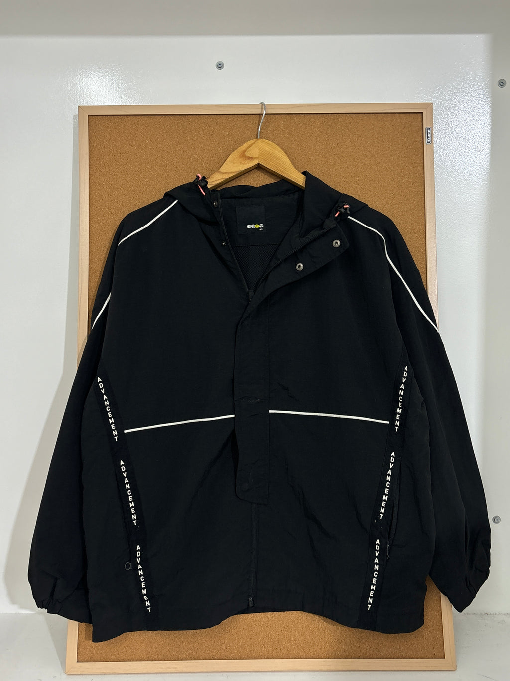 Black water resistant jacket