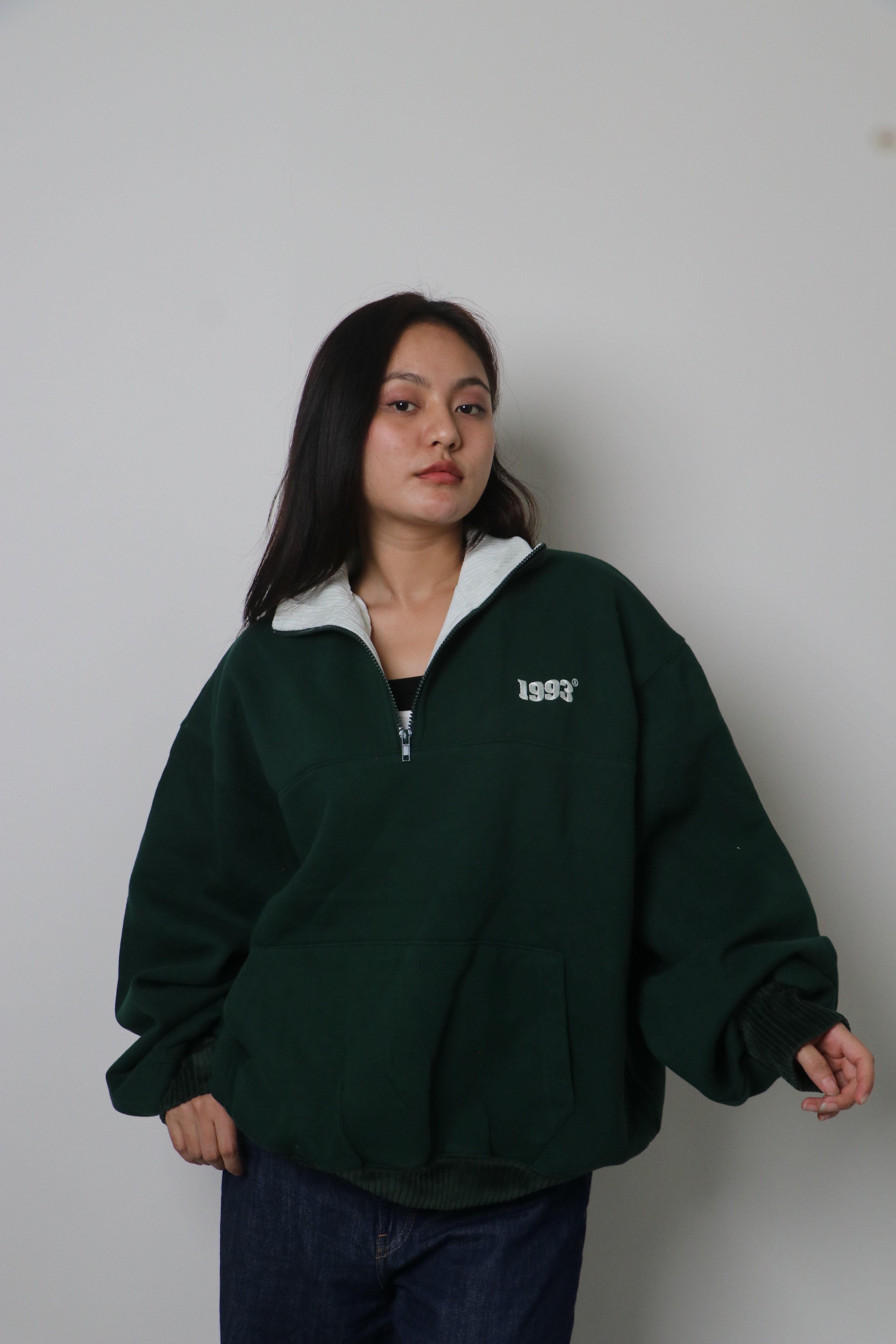 Half zipper Sweatshirt