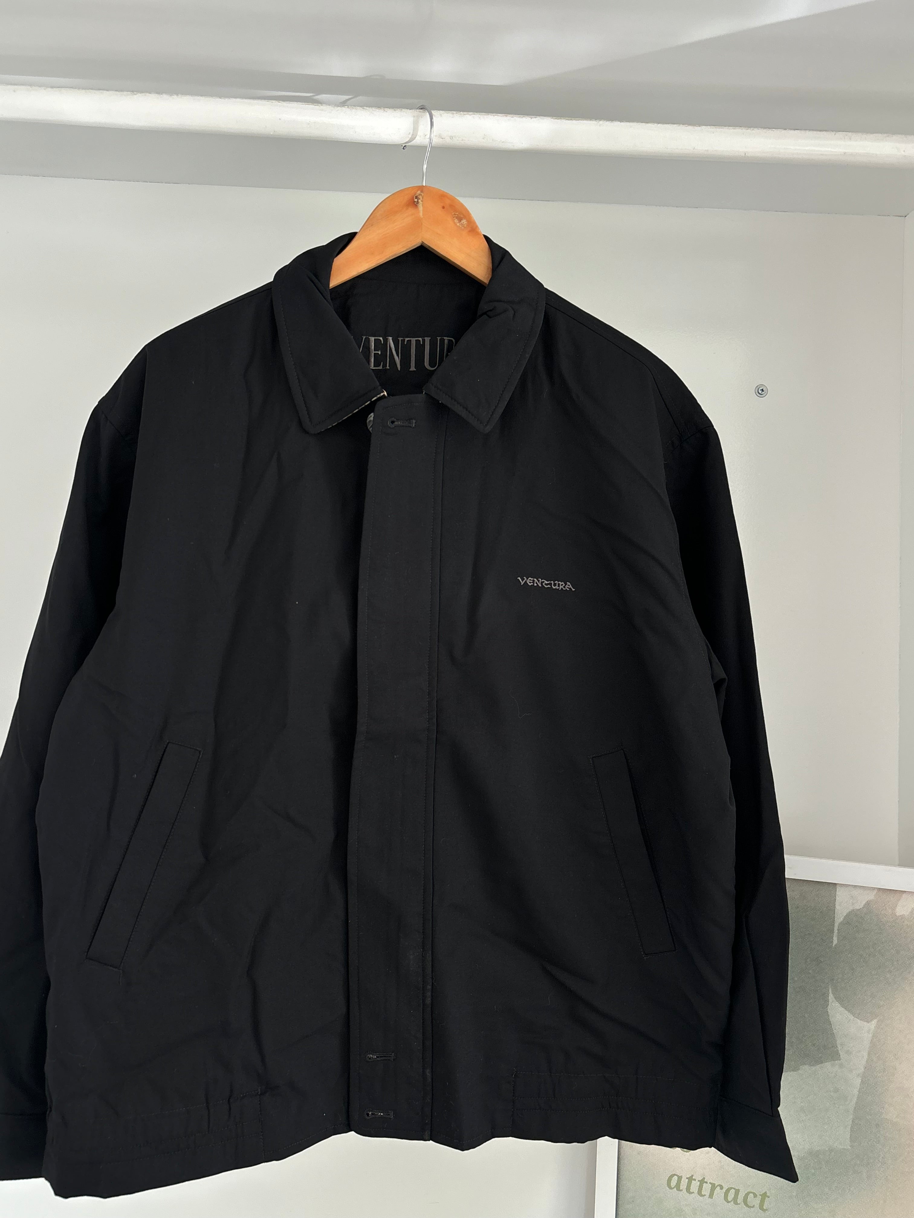 Black VENTURA Zip-Up Jacket