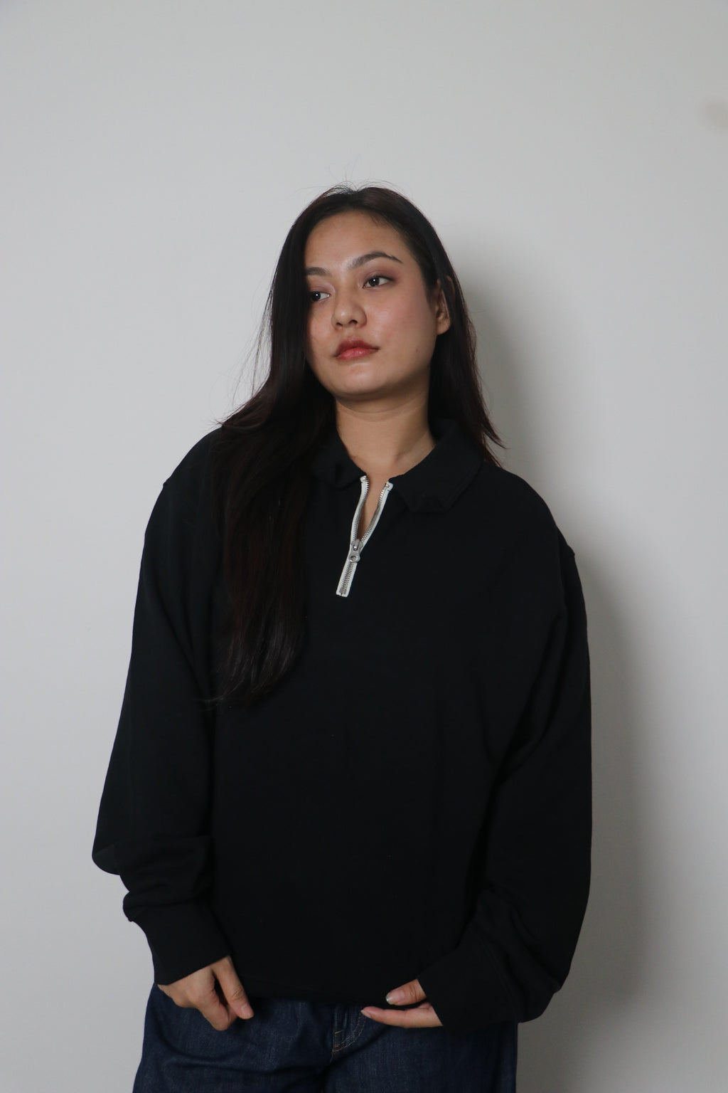 Half-zipper Sweatshirt