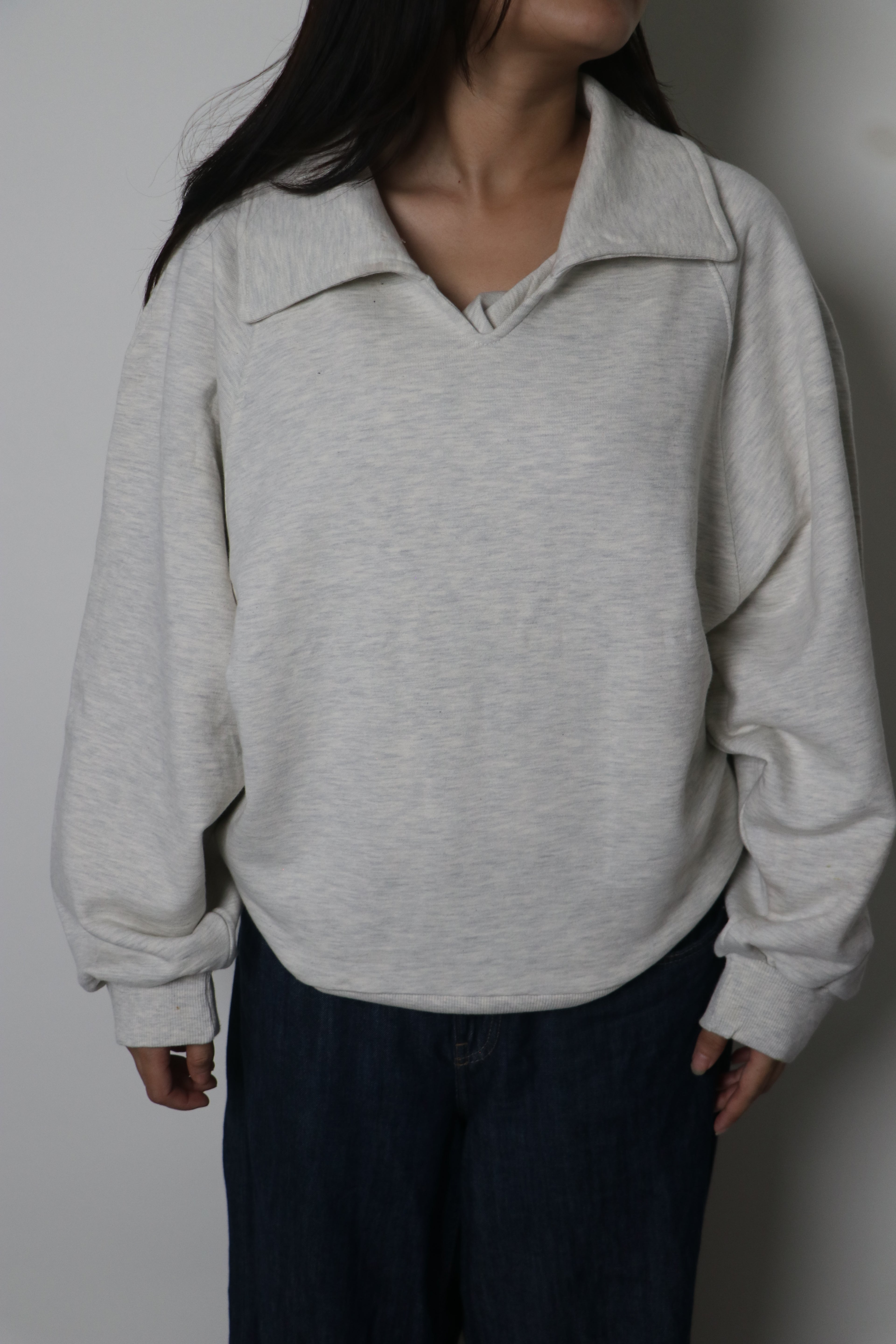 Collared Sweatshirt