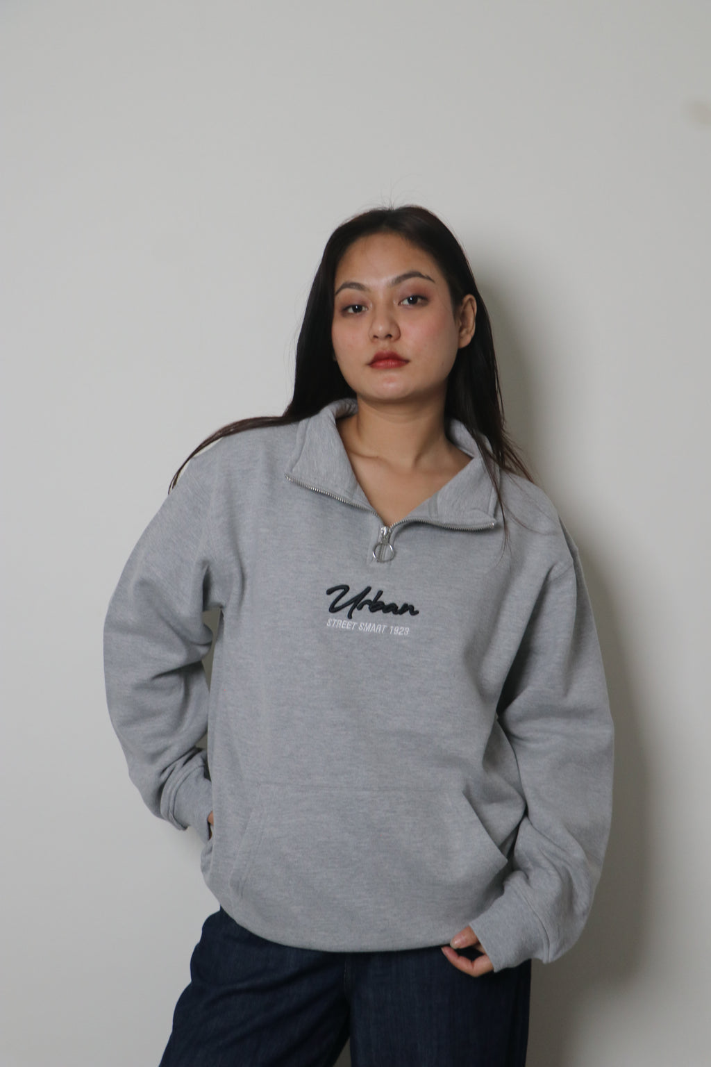 Half-zipper Sweatshirt