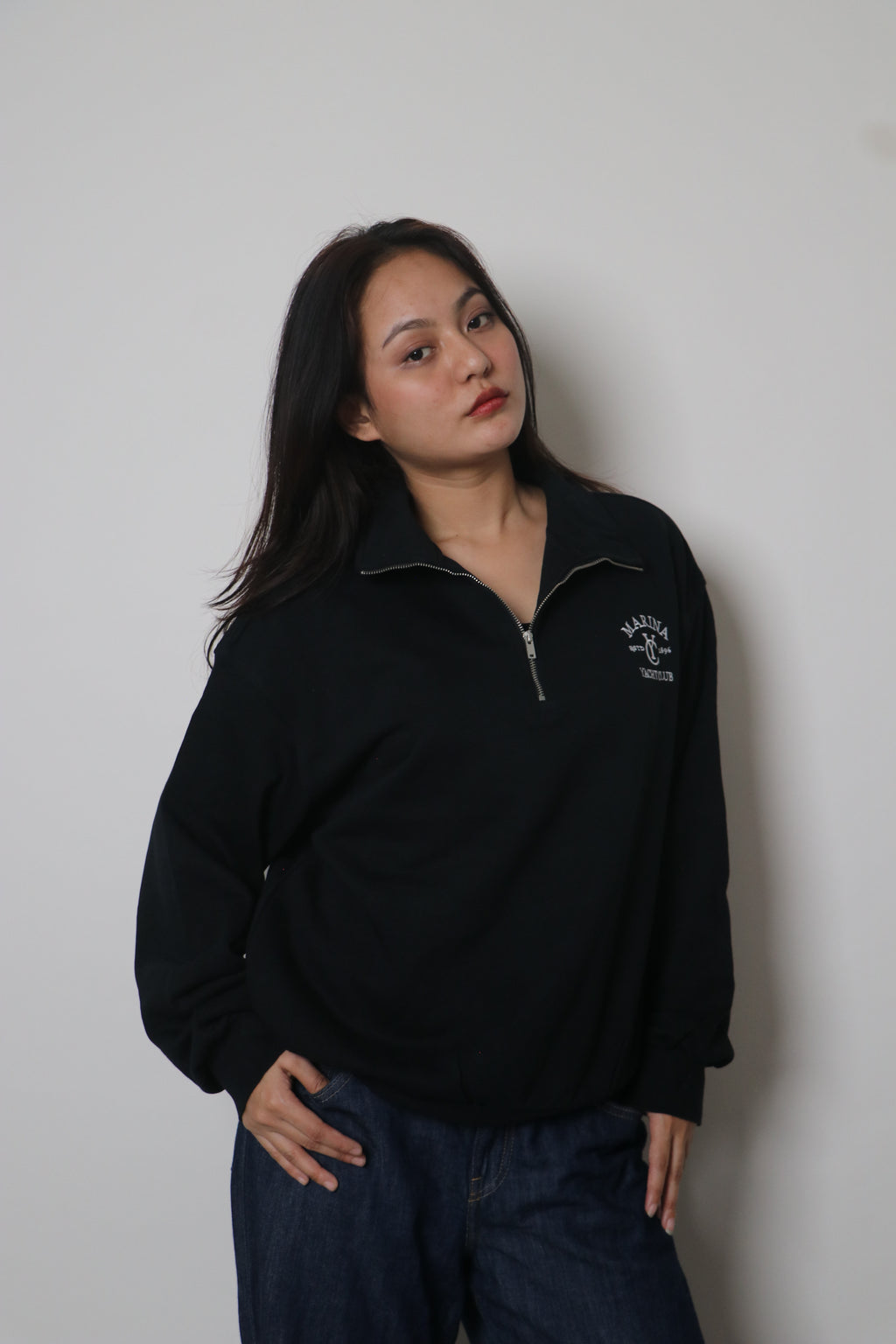 Half-zipper Sweatshirt