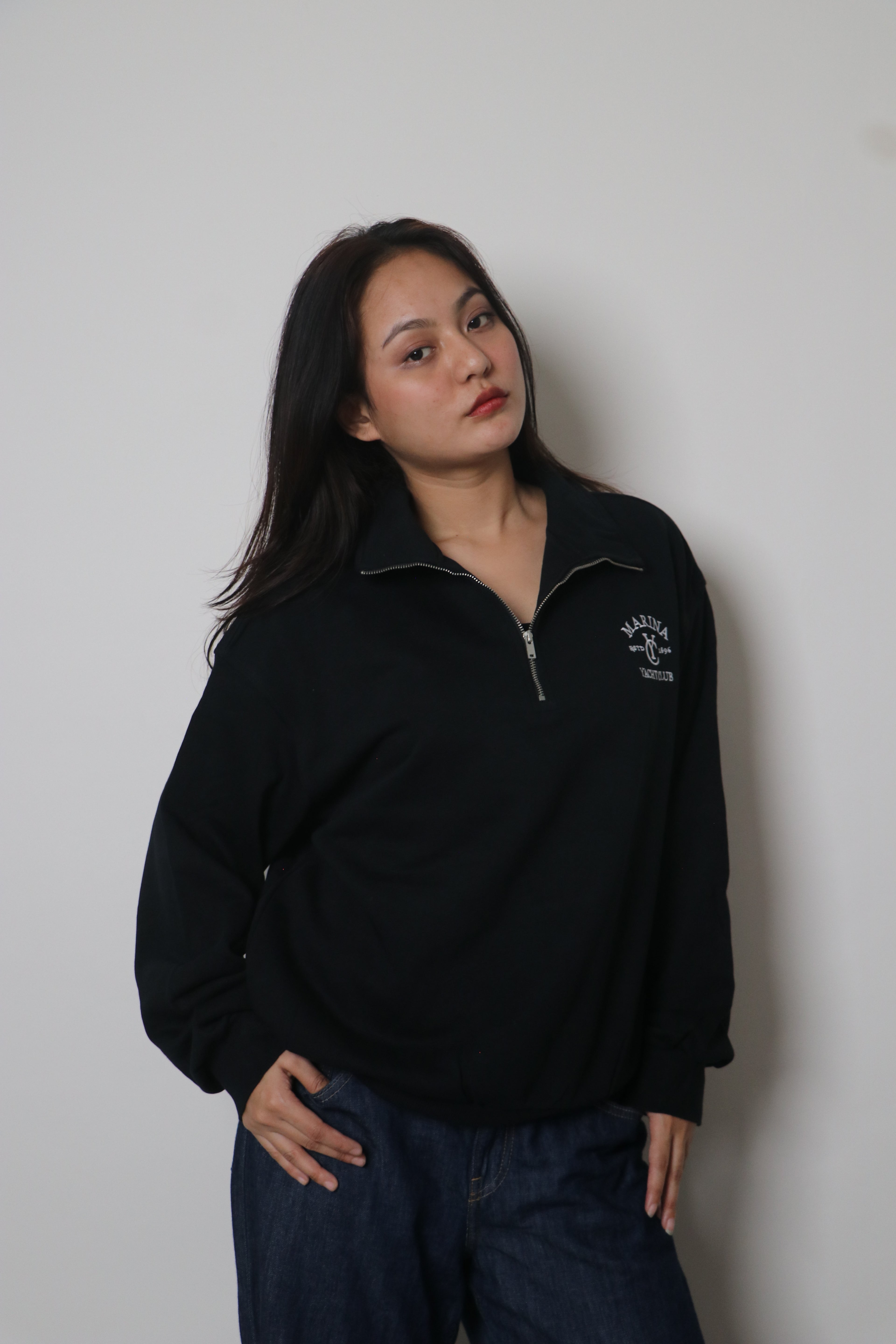 Half-zipper Sweatshirt