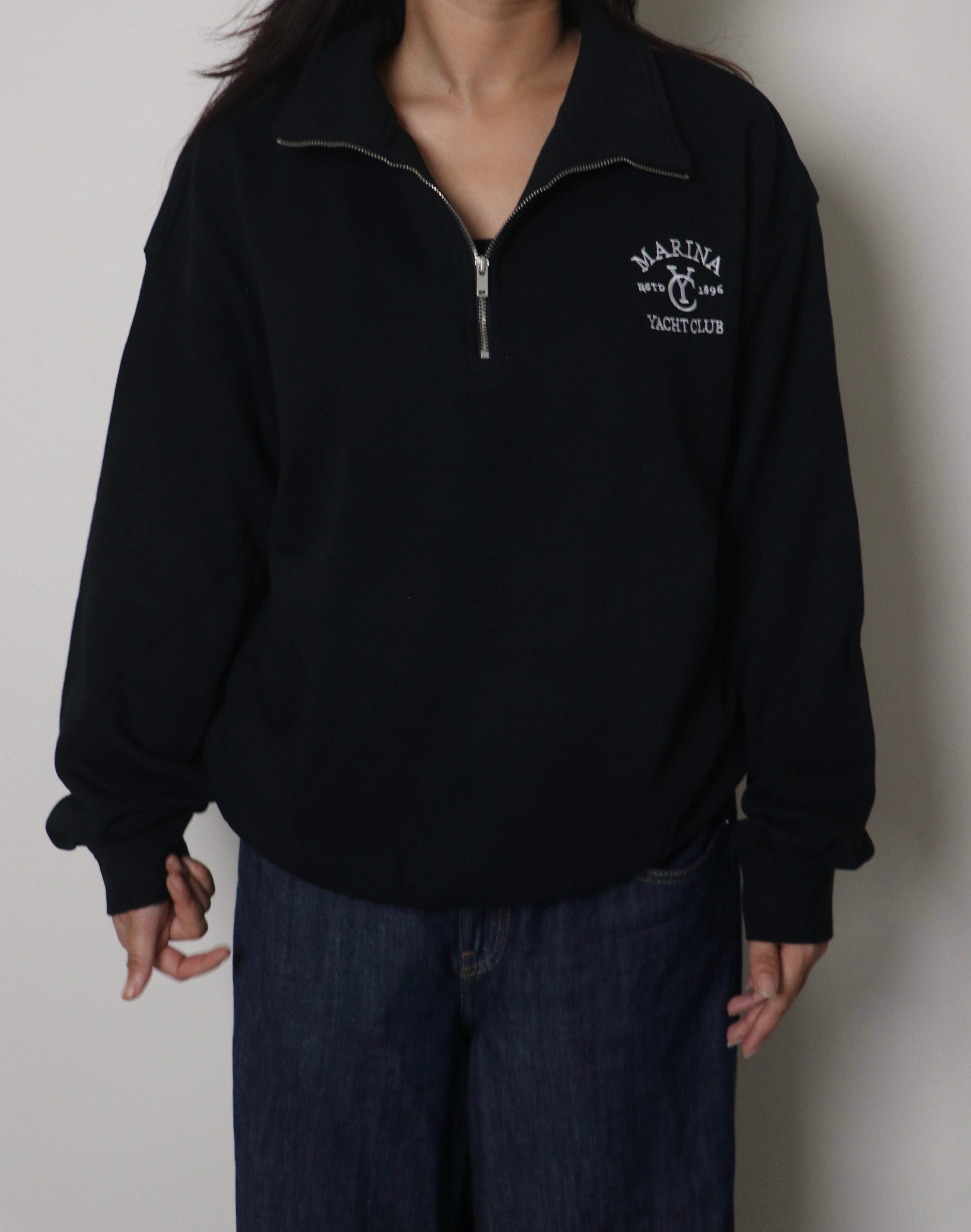 Half-zipper Sweatshirt