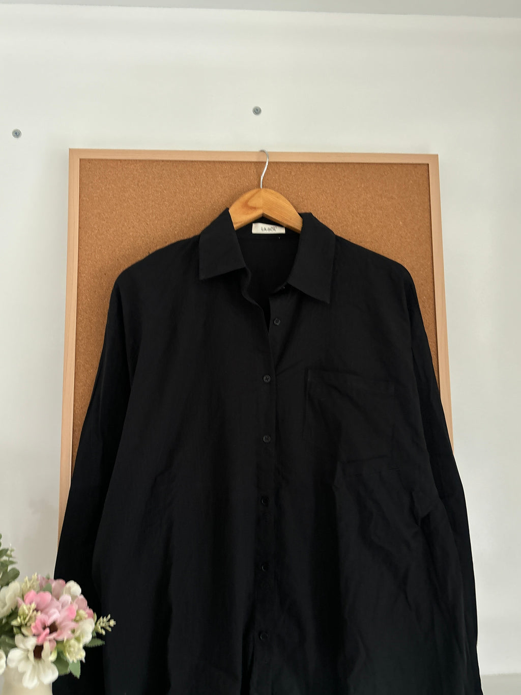 Black cotton shirt