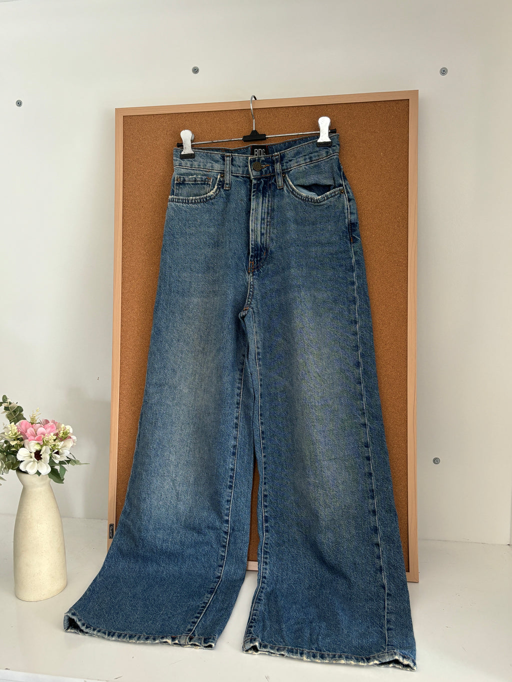 High waisted denim