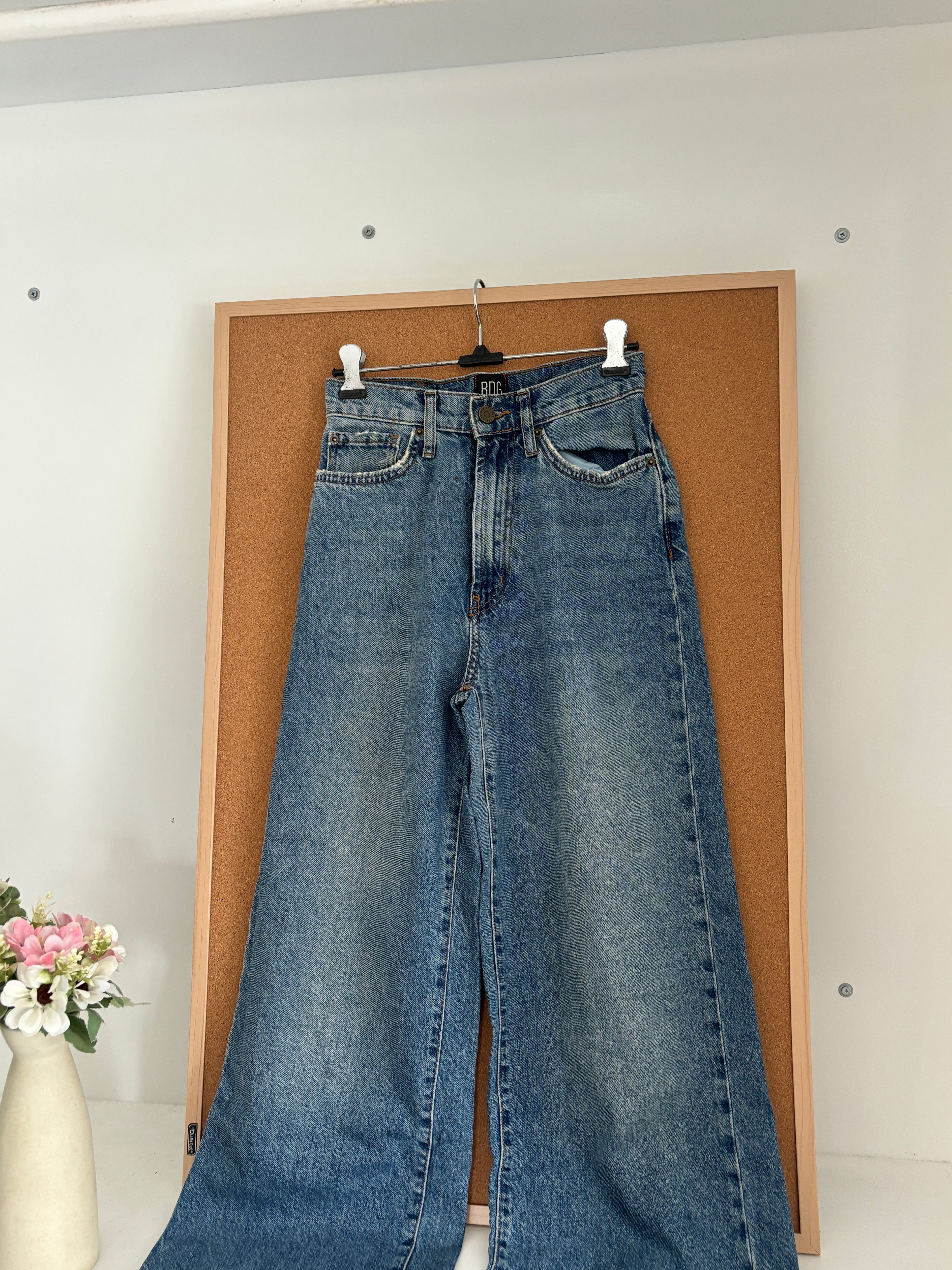 High waisted denim