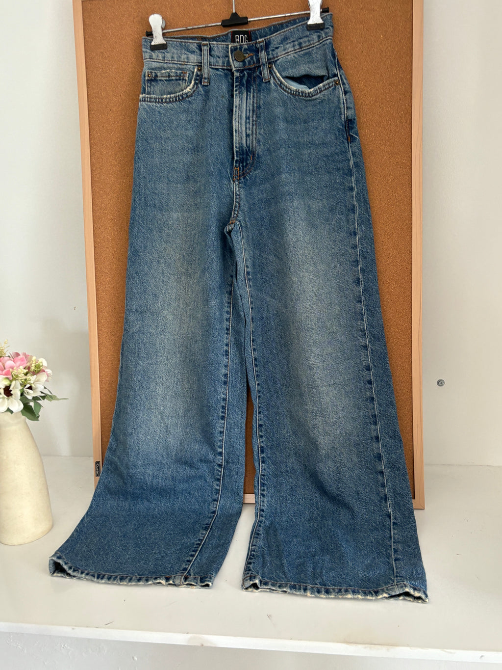 High waisted denim