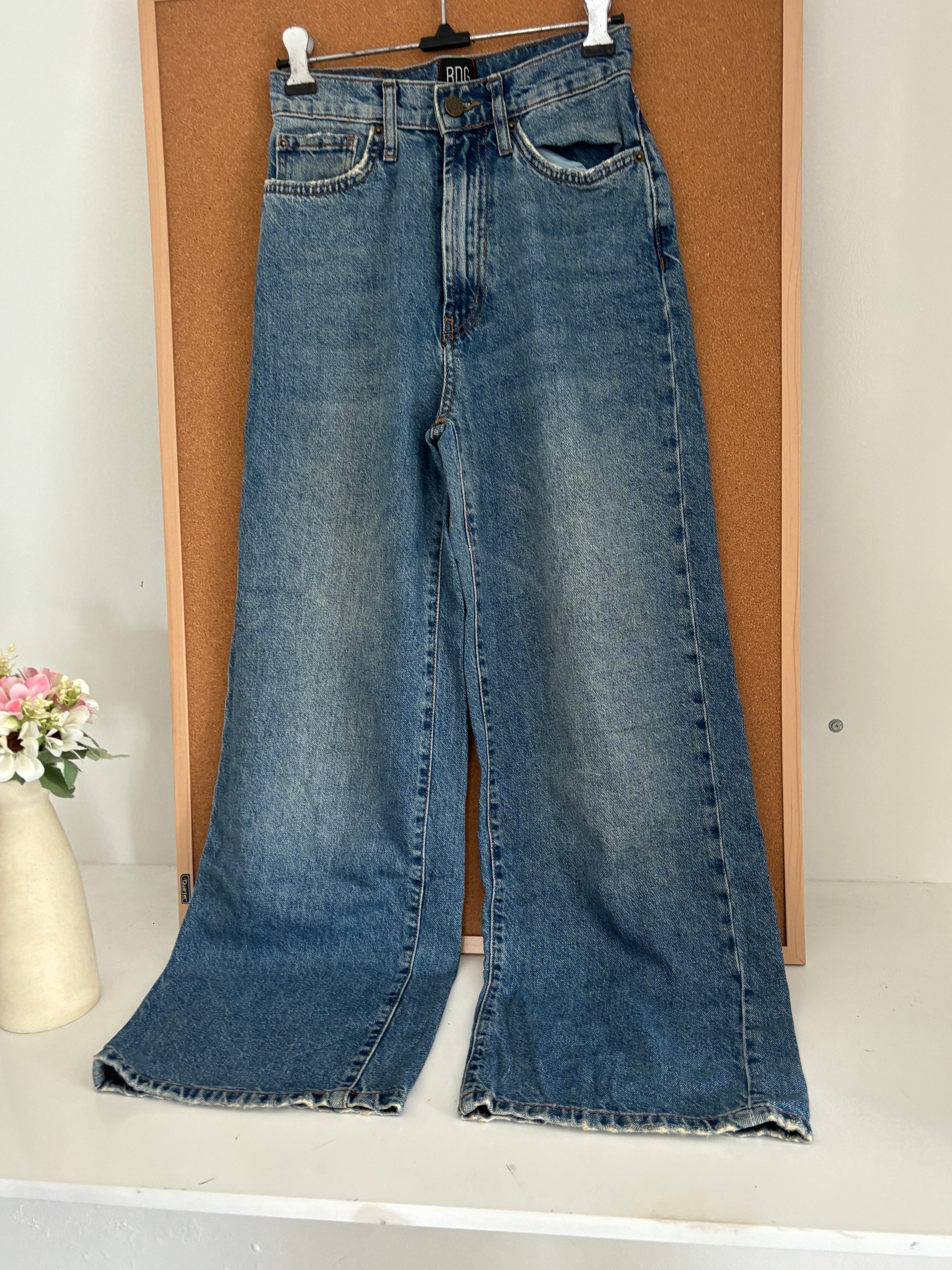High waisted denim