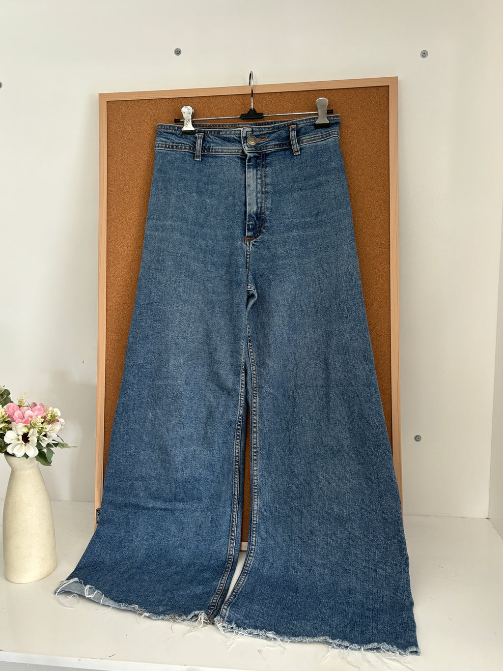 High waisted denim