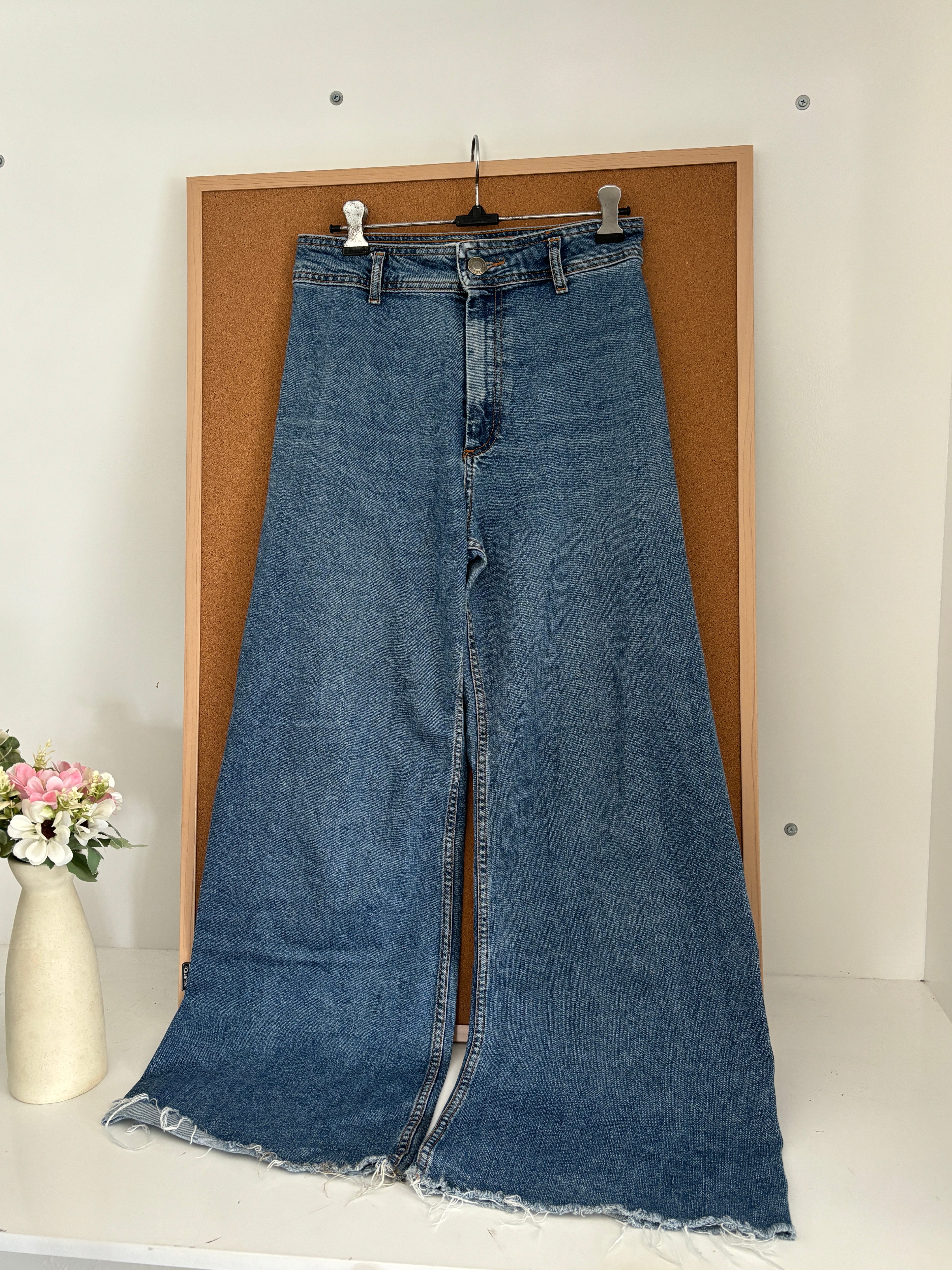 High waisted denim