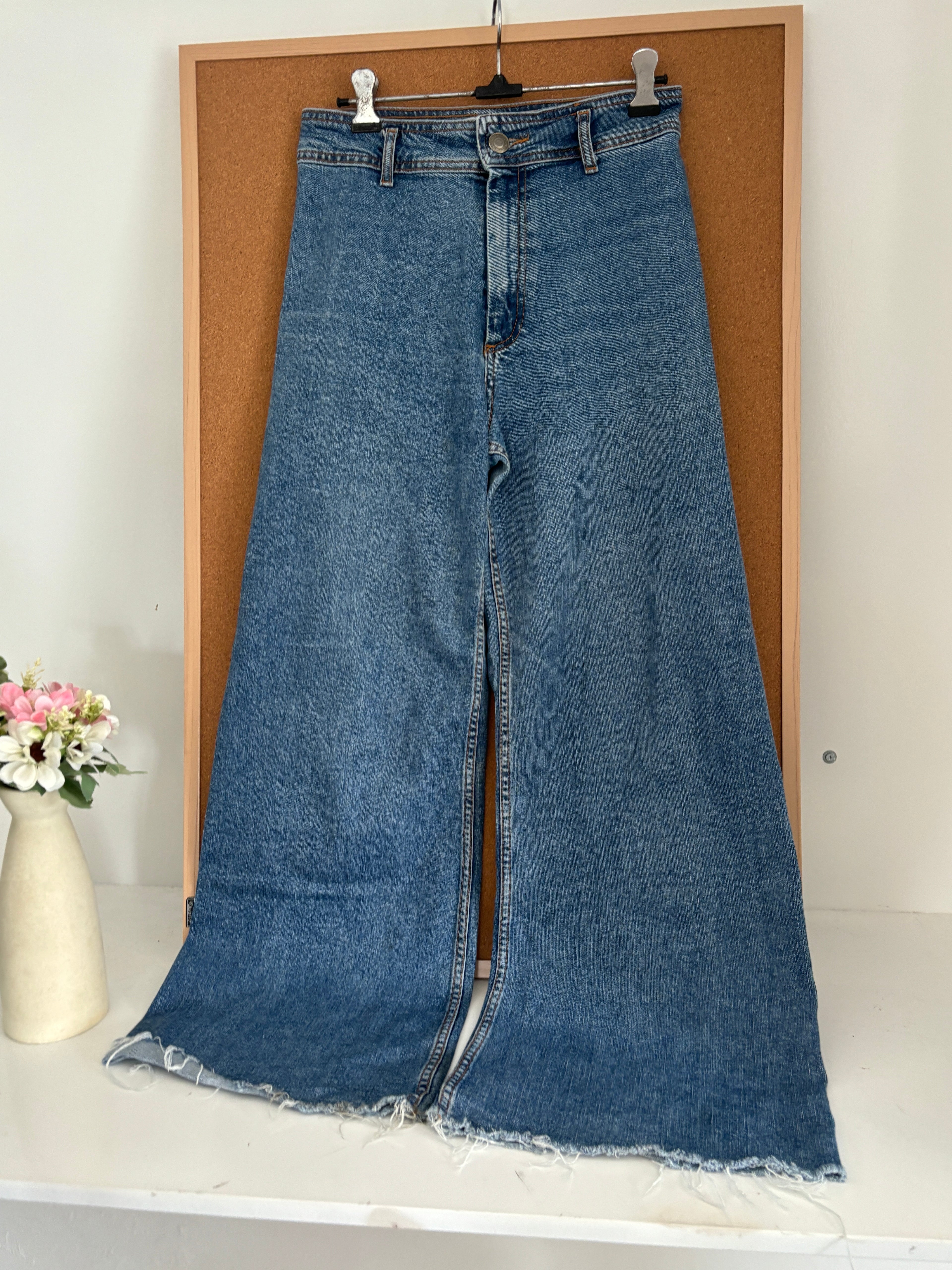 High waisted denim