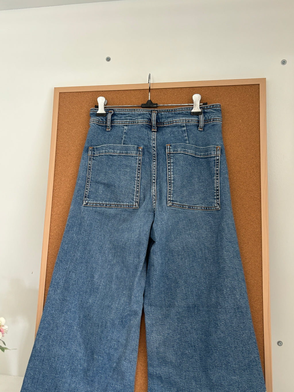 High waisted denim