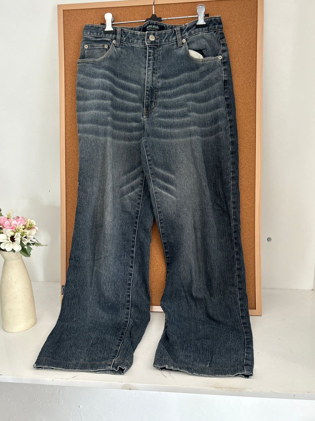 High waisted denim
