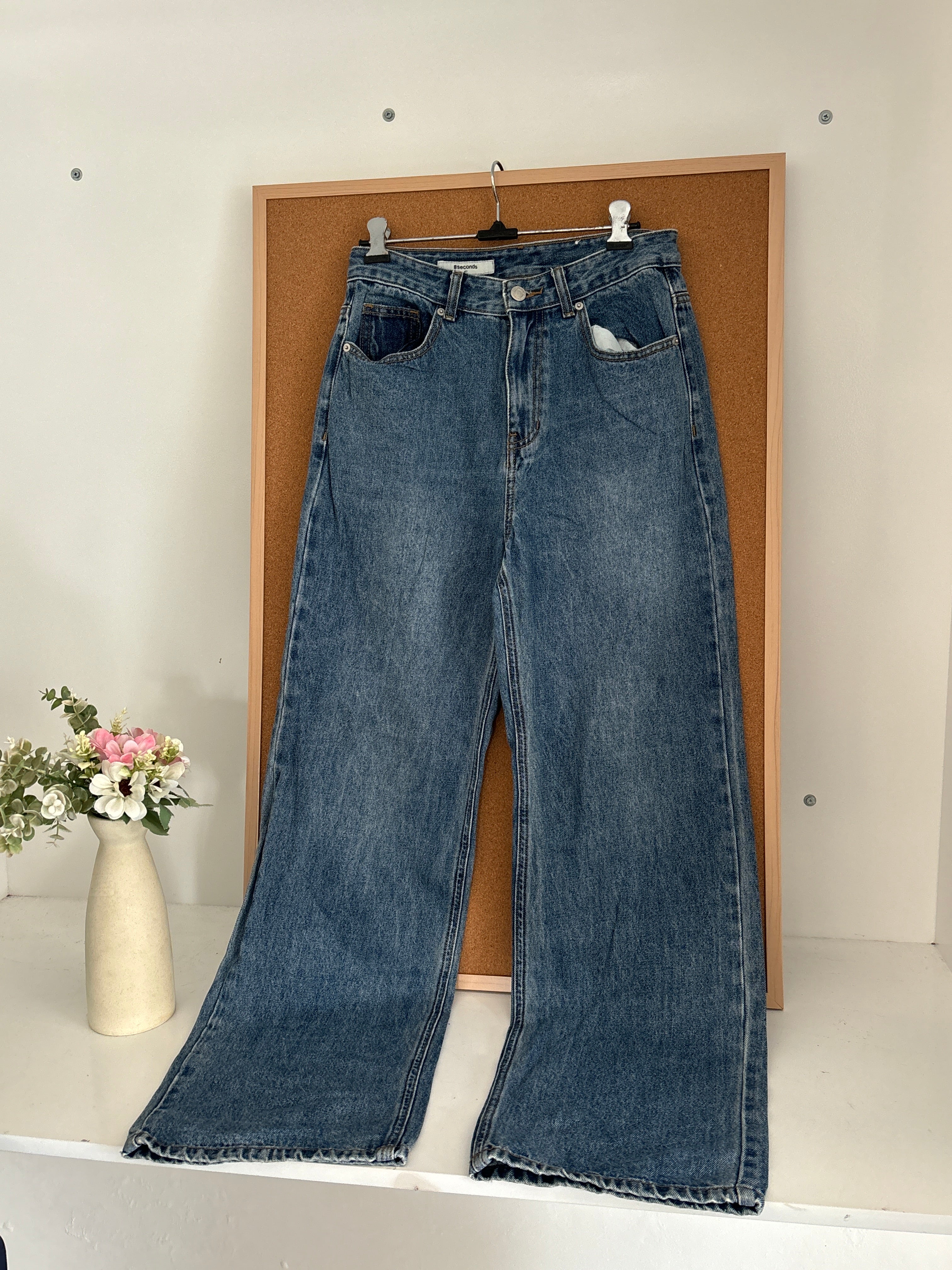 High waisted denim