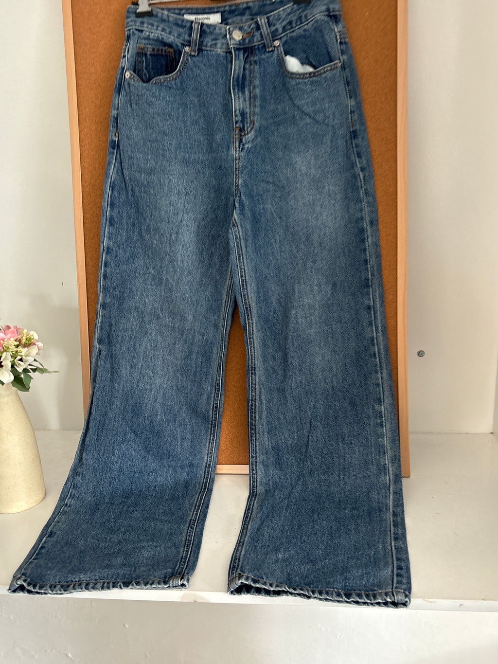 High waisted denim