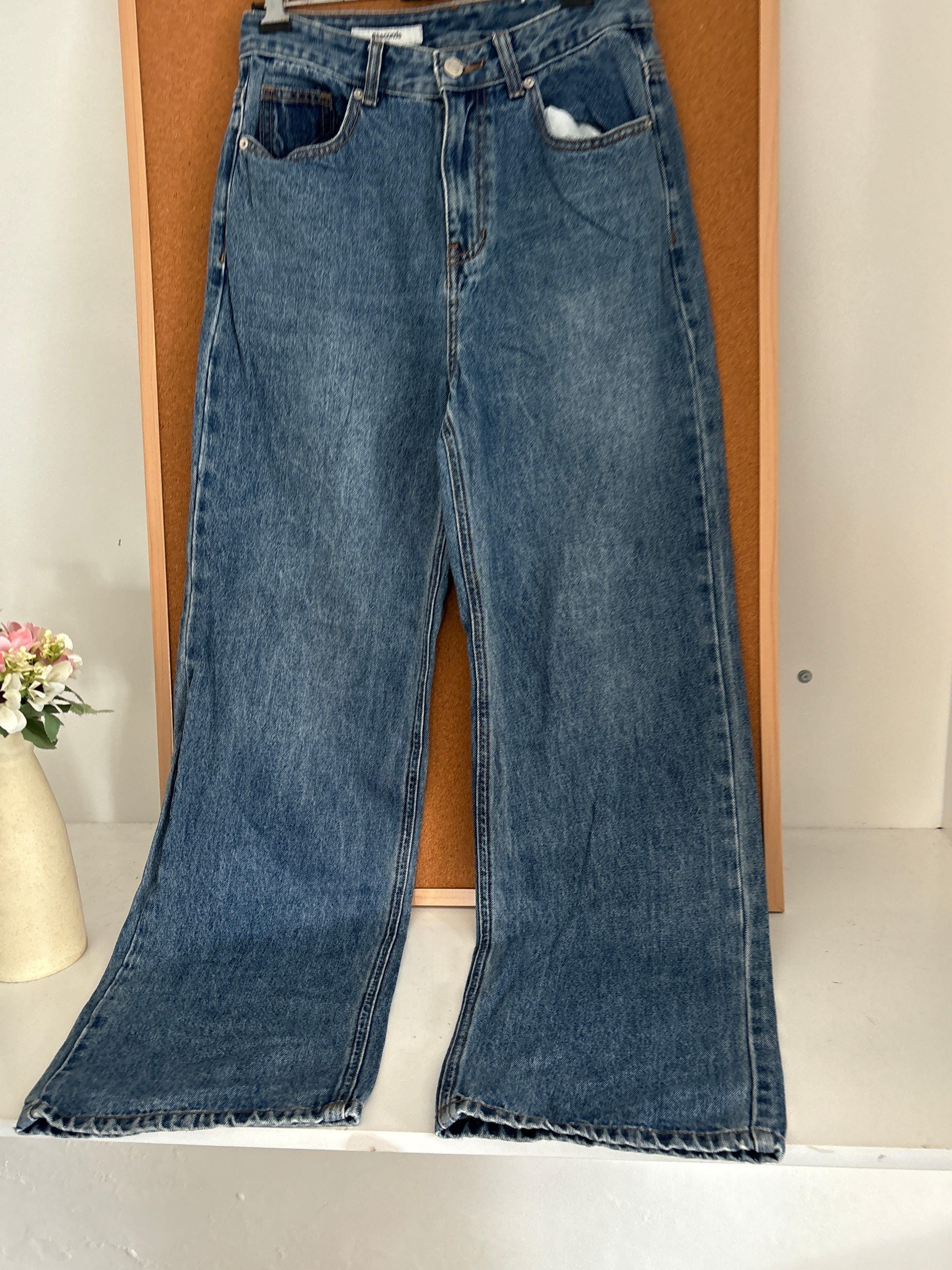 High waisted denim