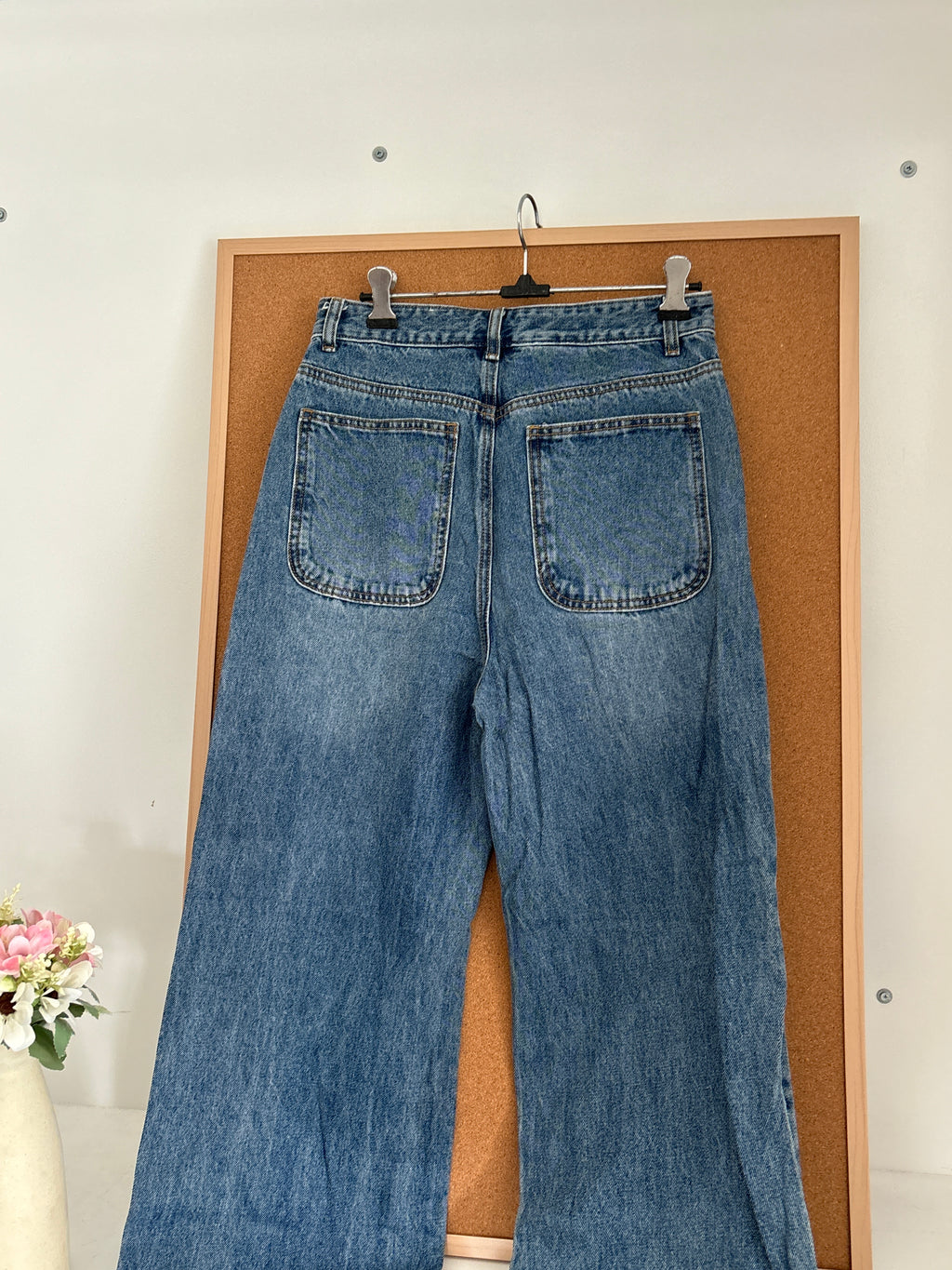 High waisted denim