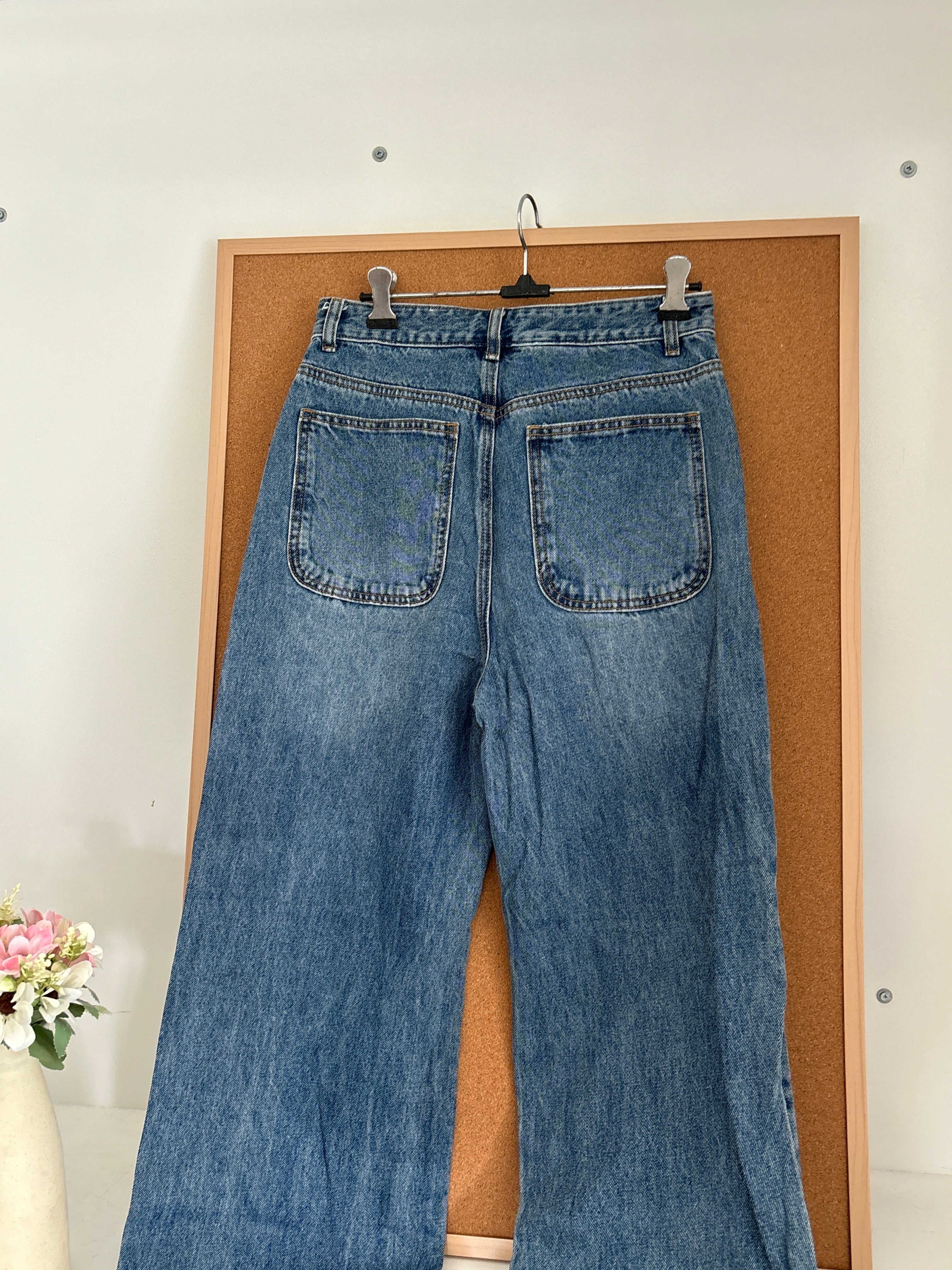 High waisted denim