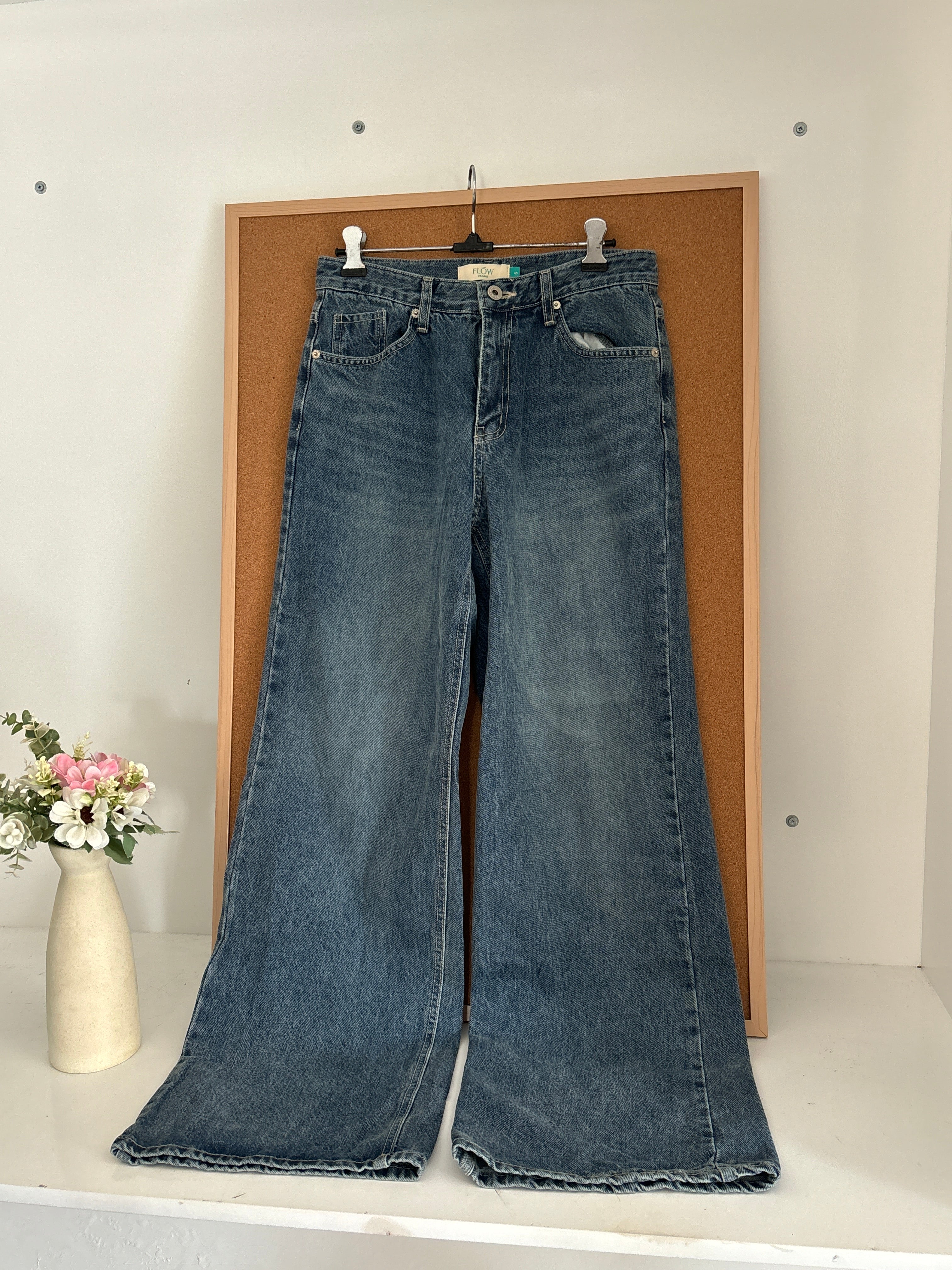 High waisted denim