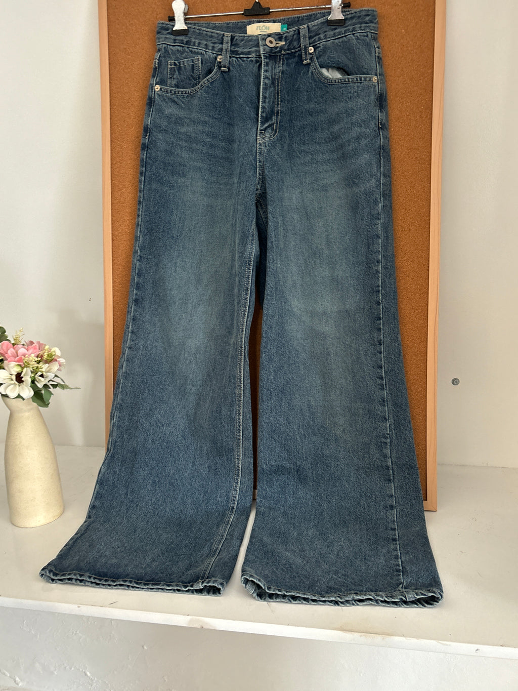 High waisted denim