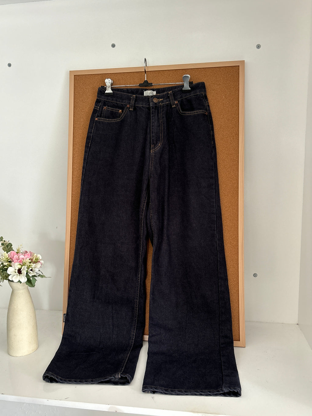 High waisted denim