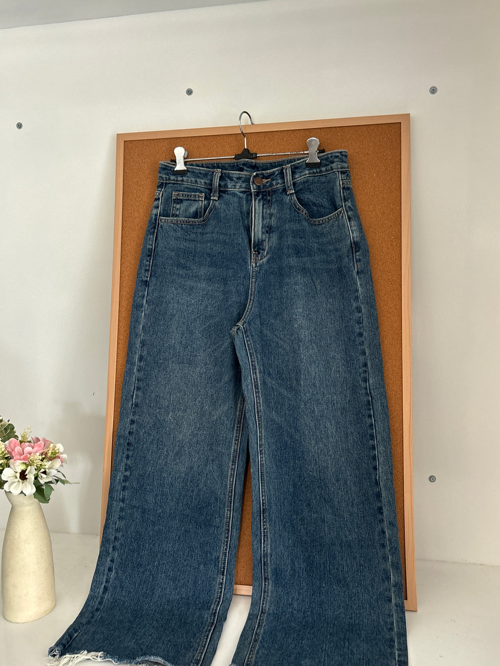 High waisted denim