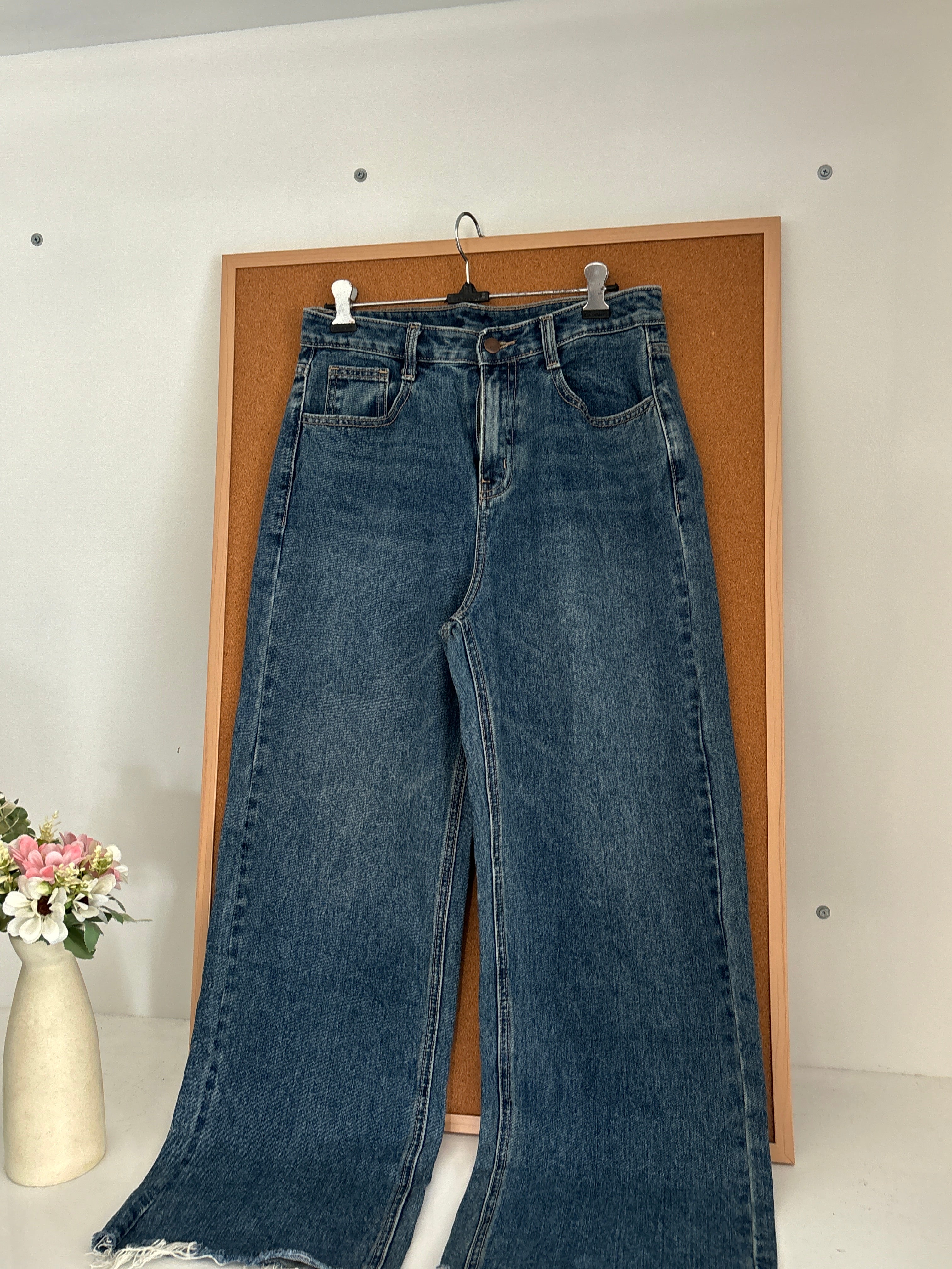 High waisted denim