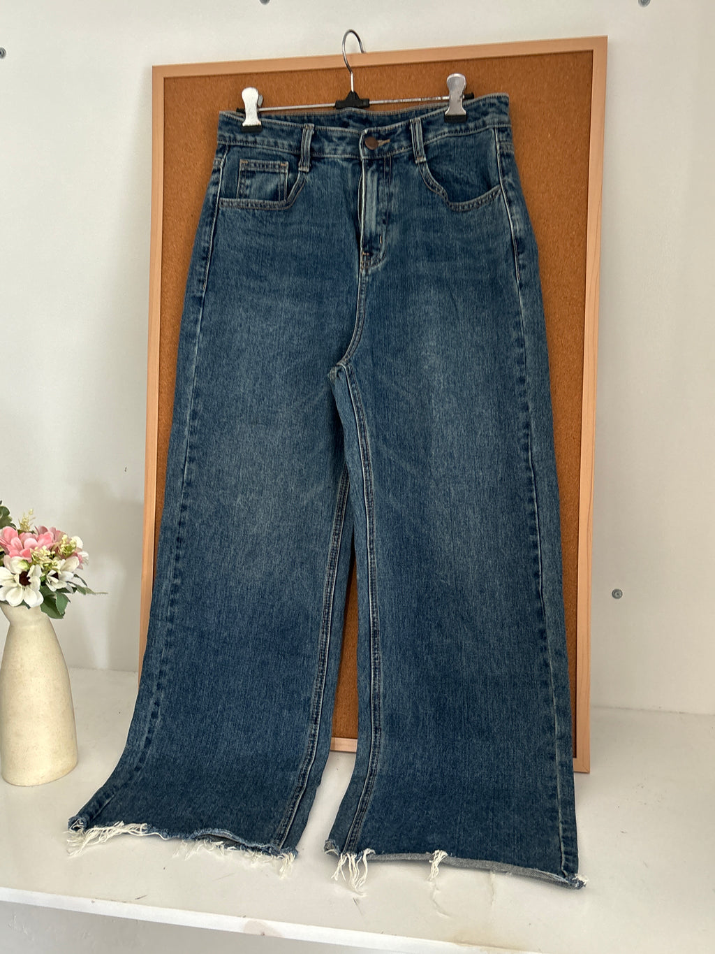 High waisted denim