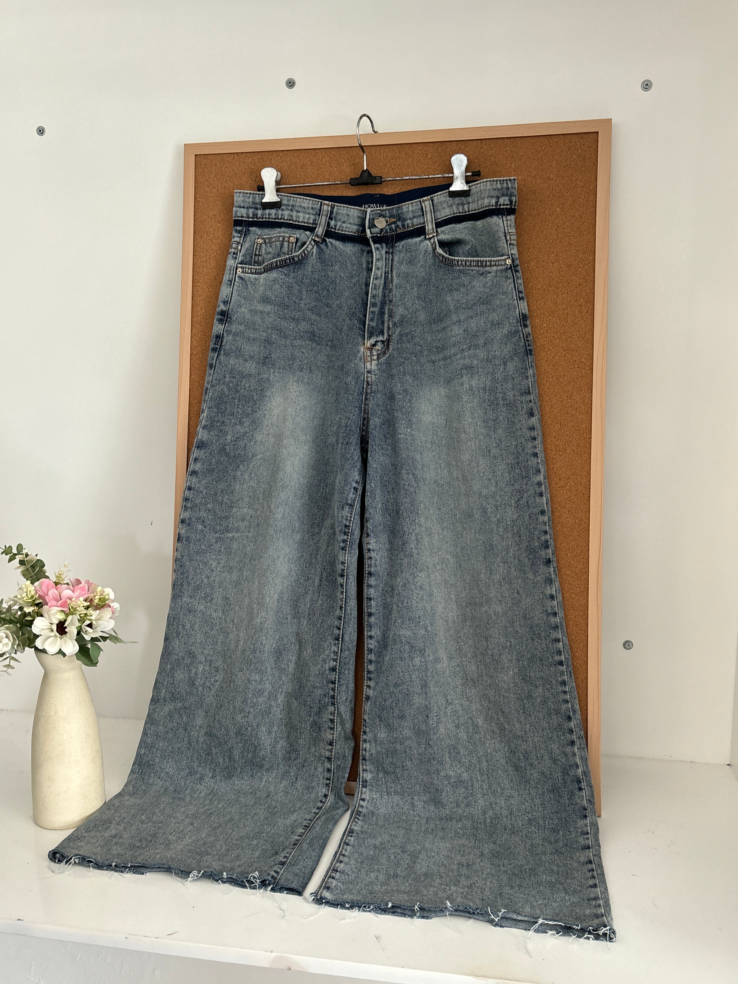 High waisted denim
