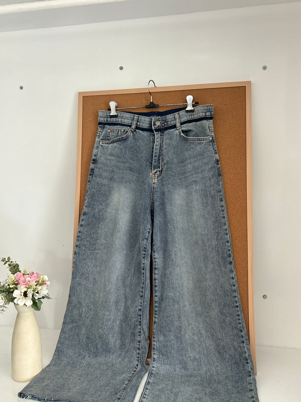 High waisted denim
