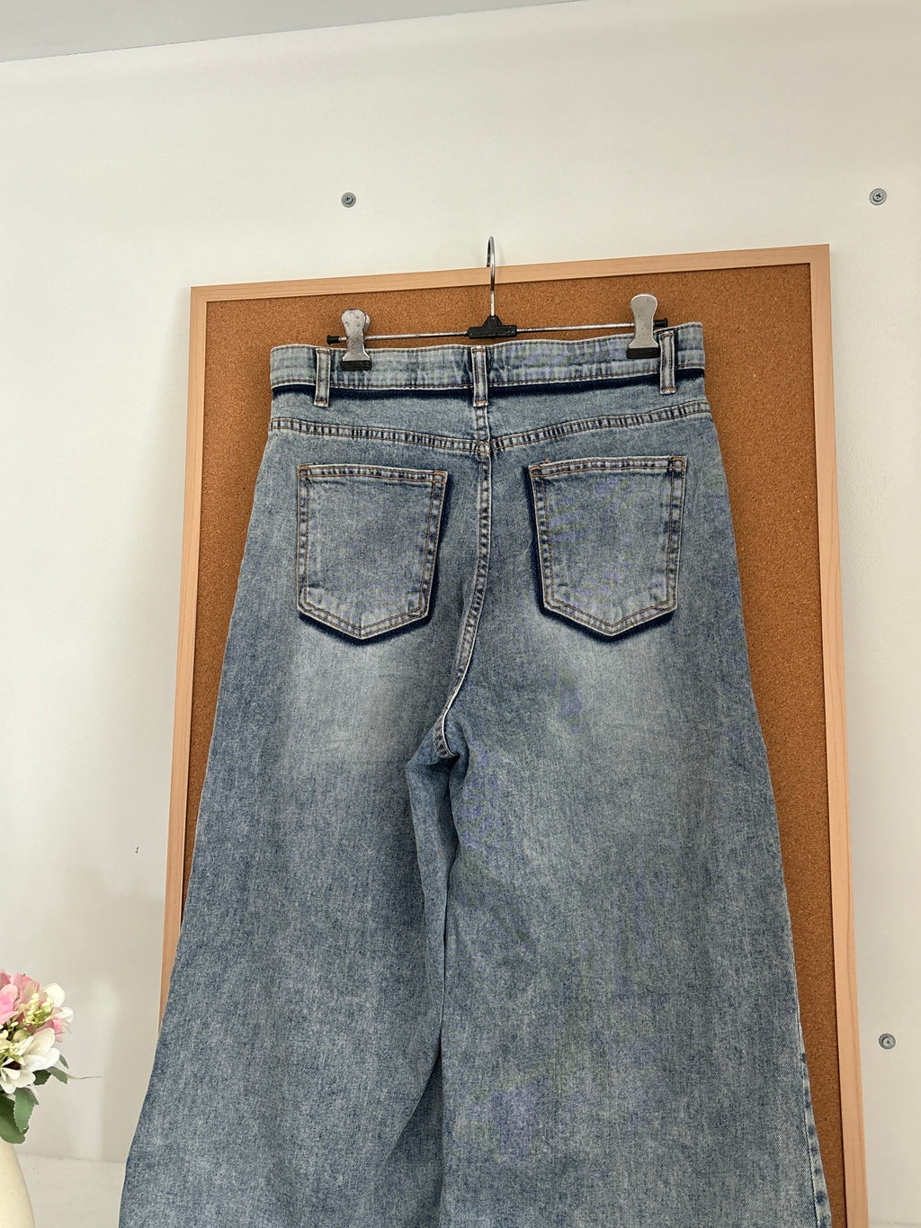 High waisted denim