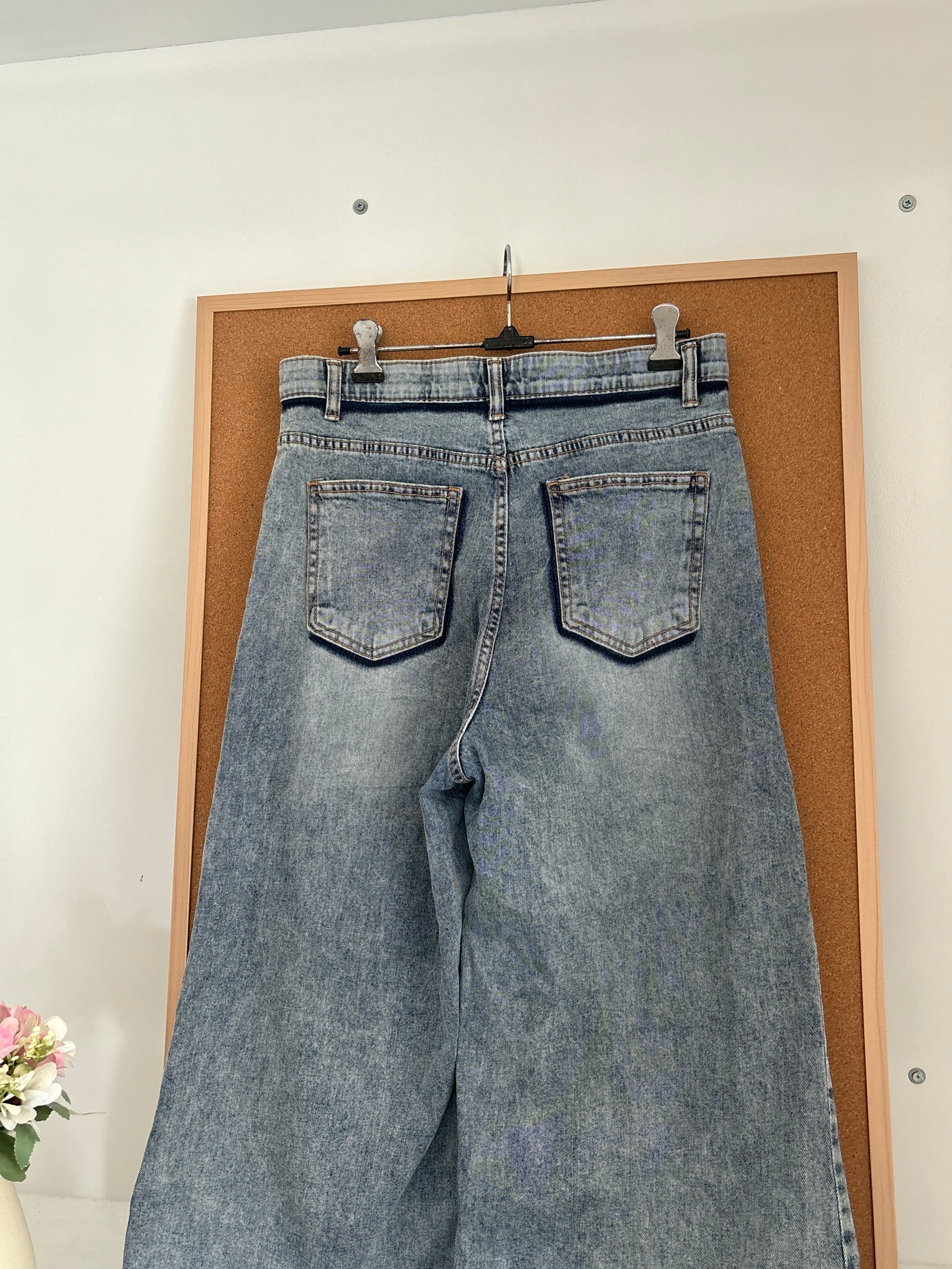 High waisted denim