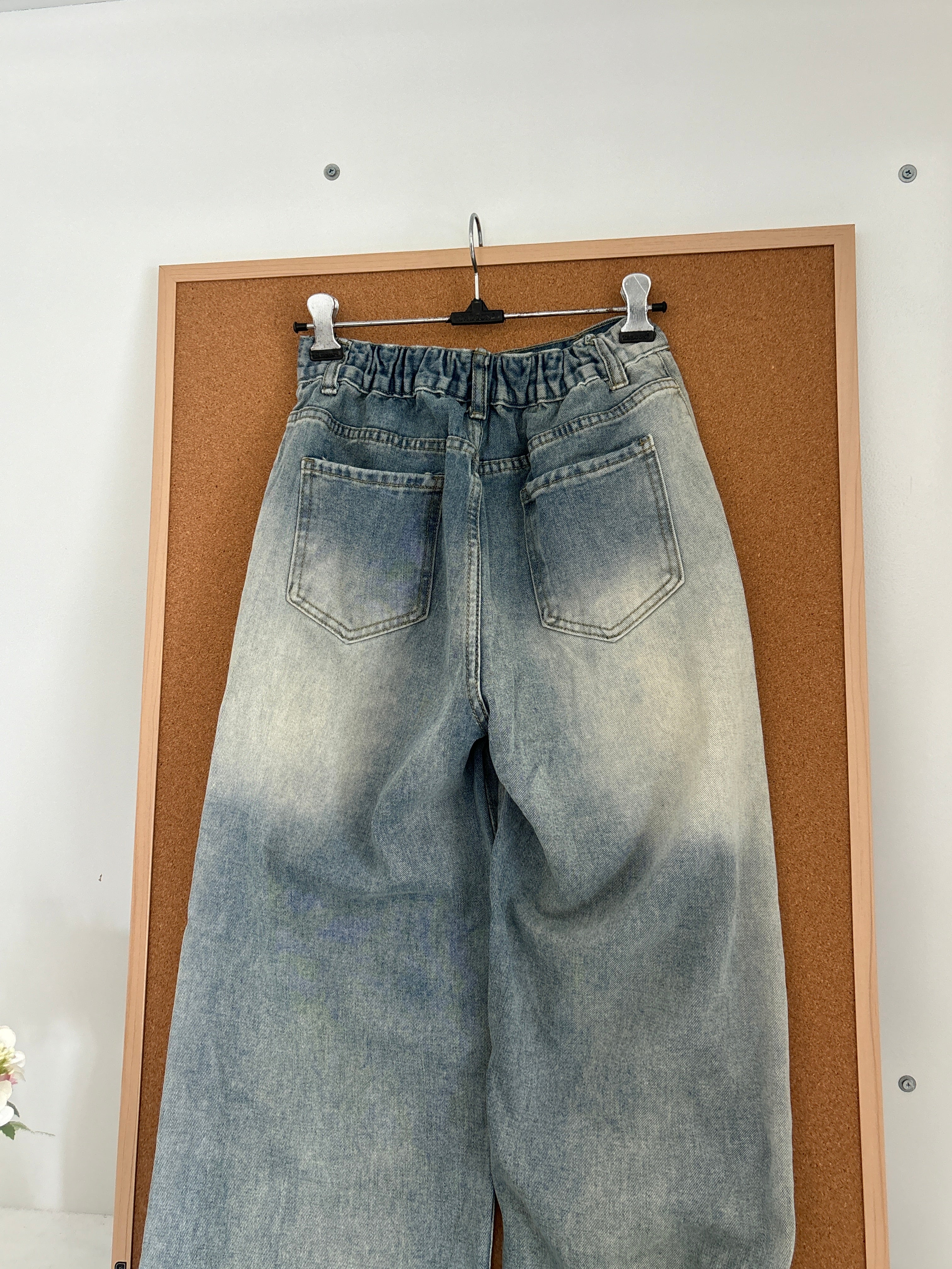 High waisted denim