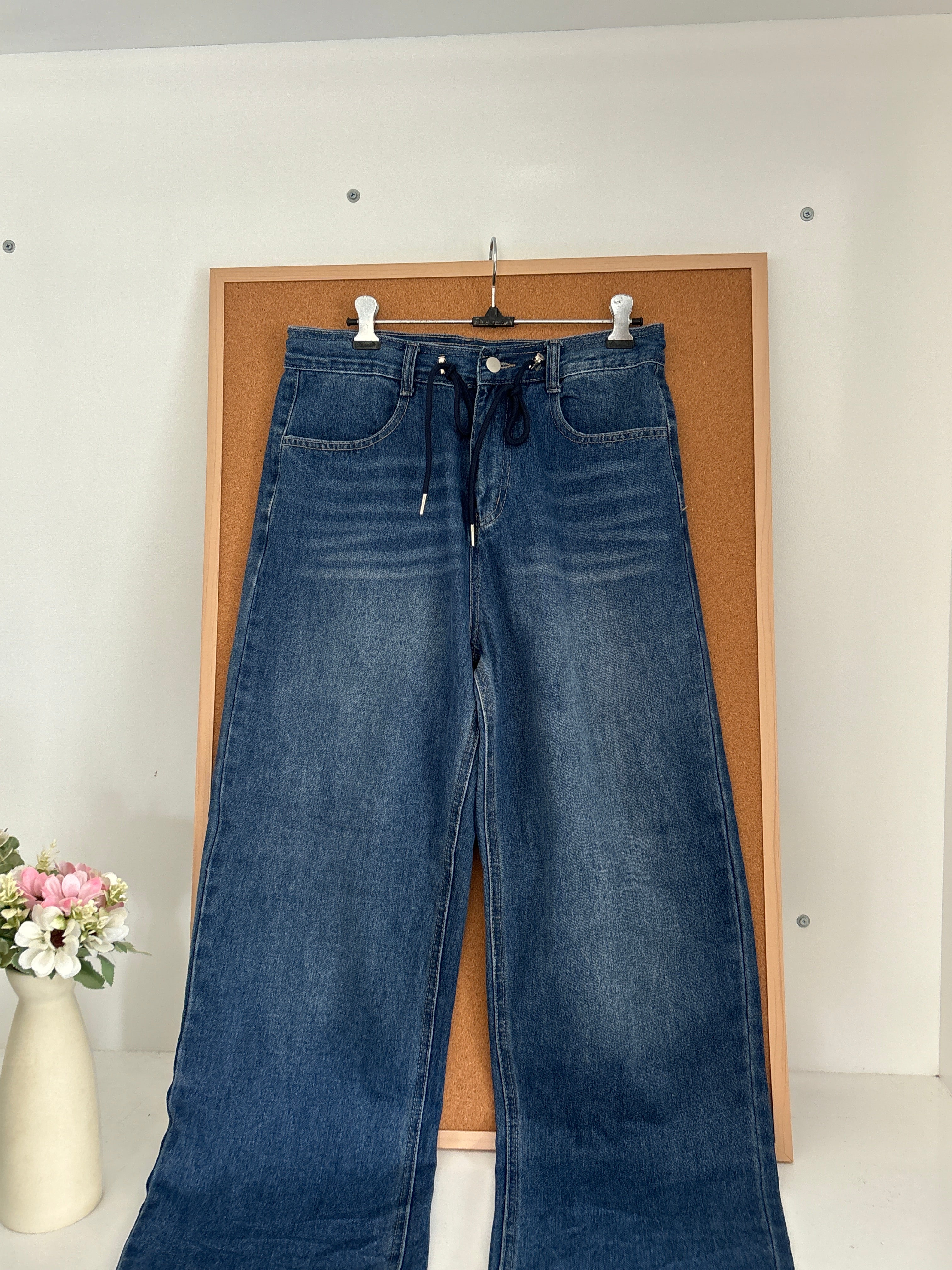 High waisted denim