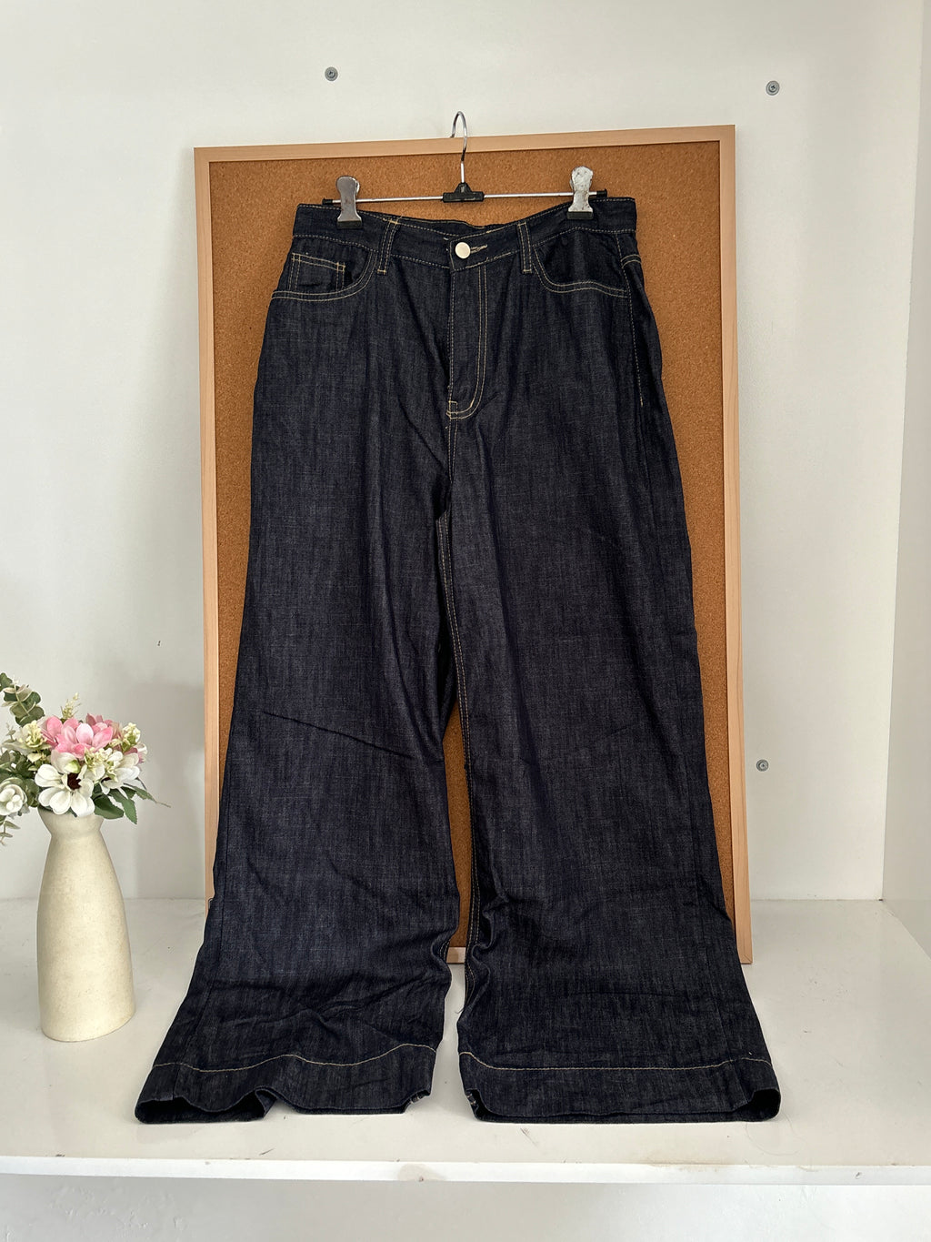 High waisted denim